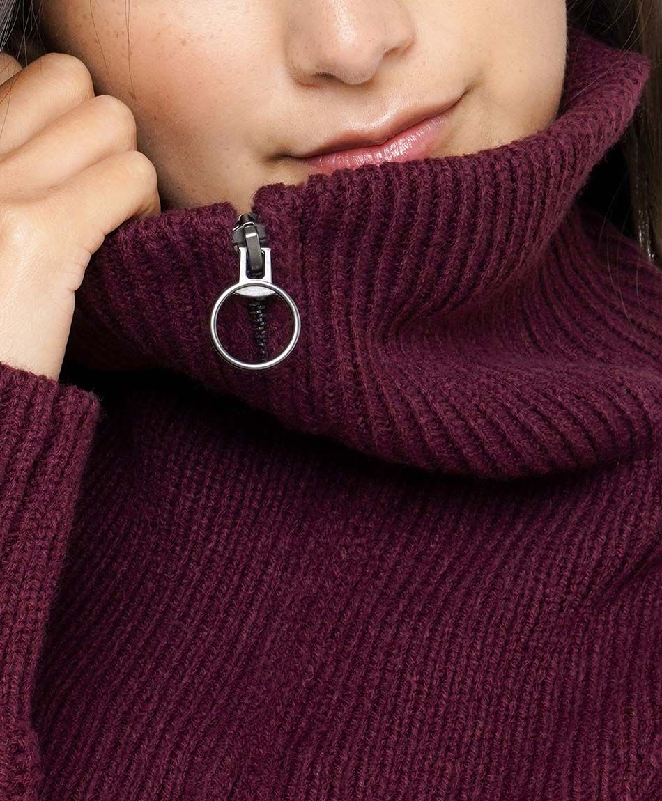 Sweater mujer punto ingl&eacute;s tren