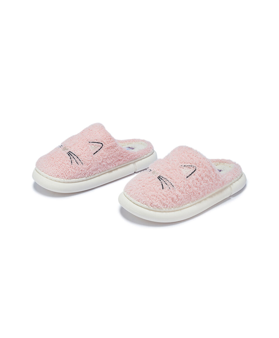 Pantuflas mujer dise&ntilde;o pink cat