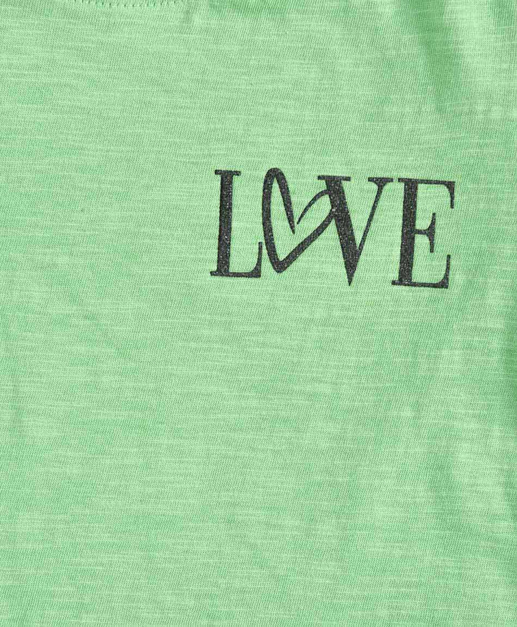 Polera niña love crop Polera niña love crop