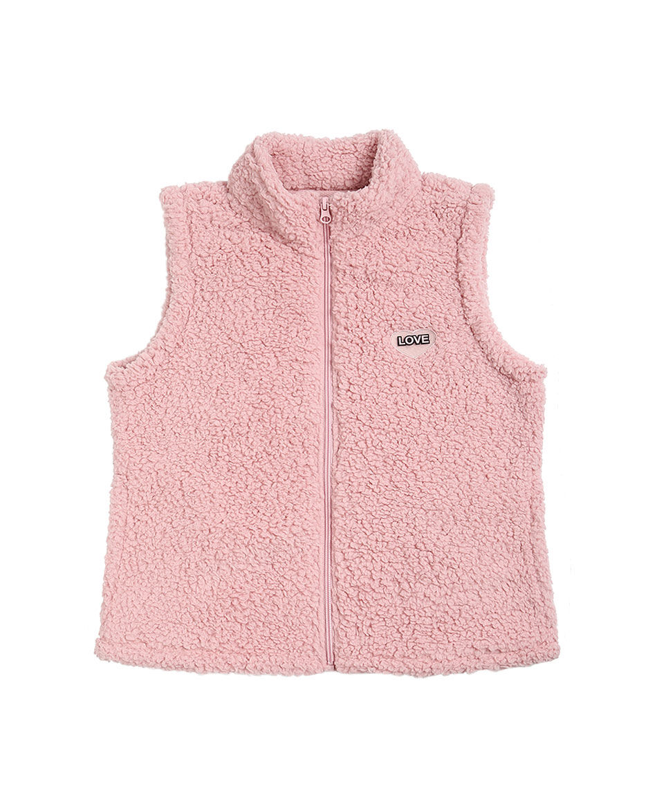 Poler&oacute;n ni&ntilde;a dise&ntilde;o vest pink