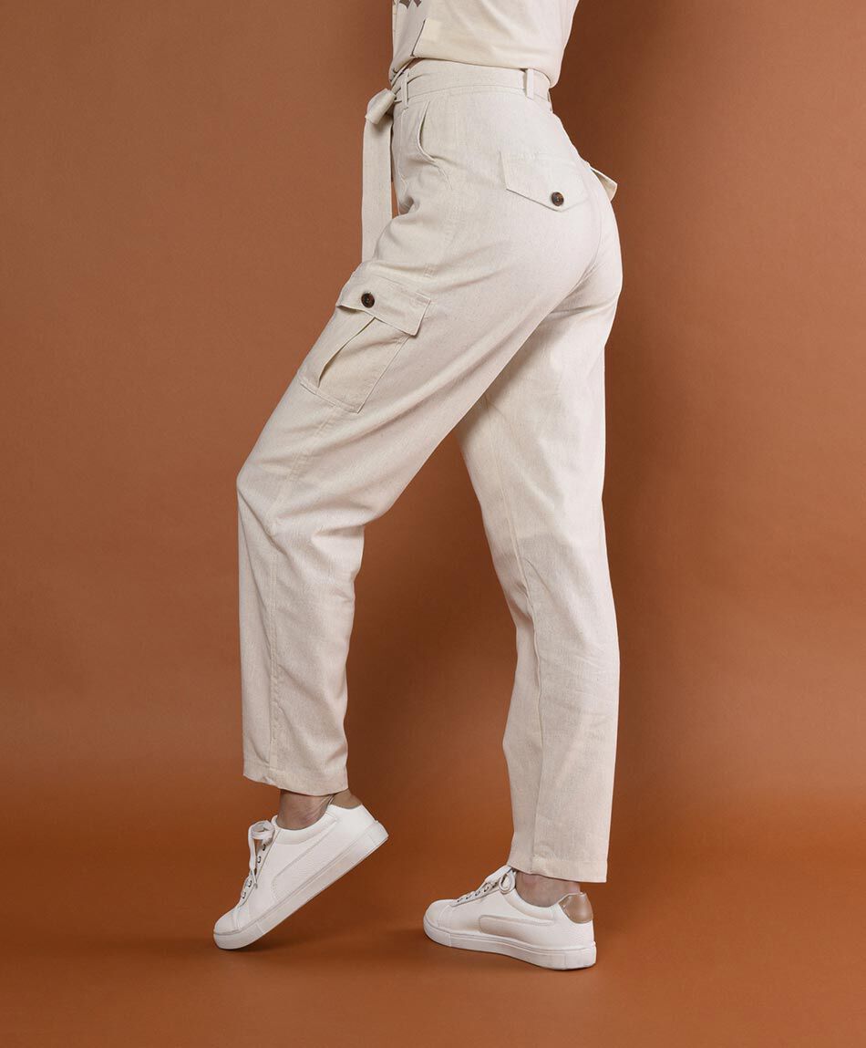 Pantal&oacute;n tiro alto cargo