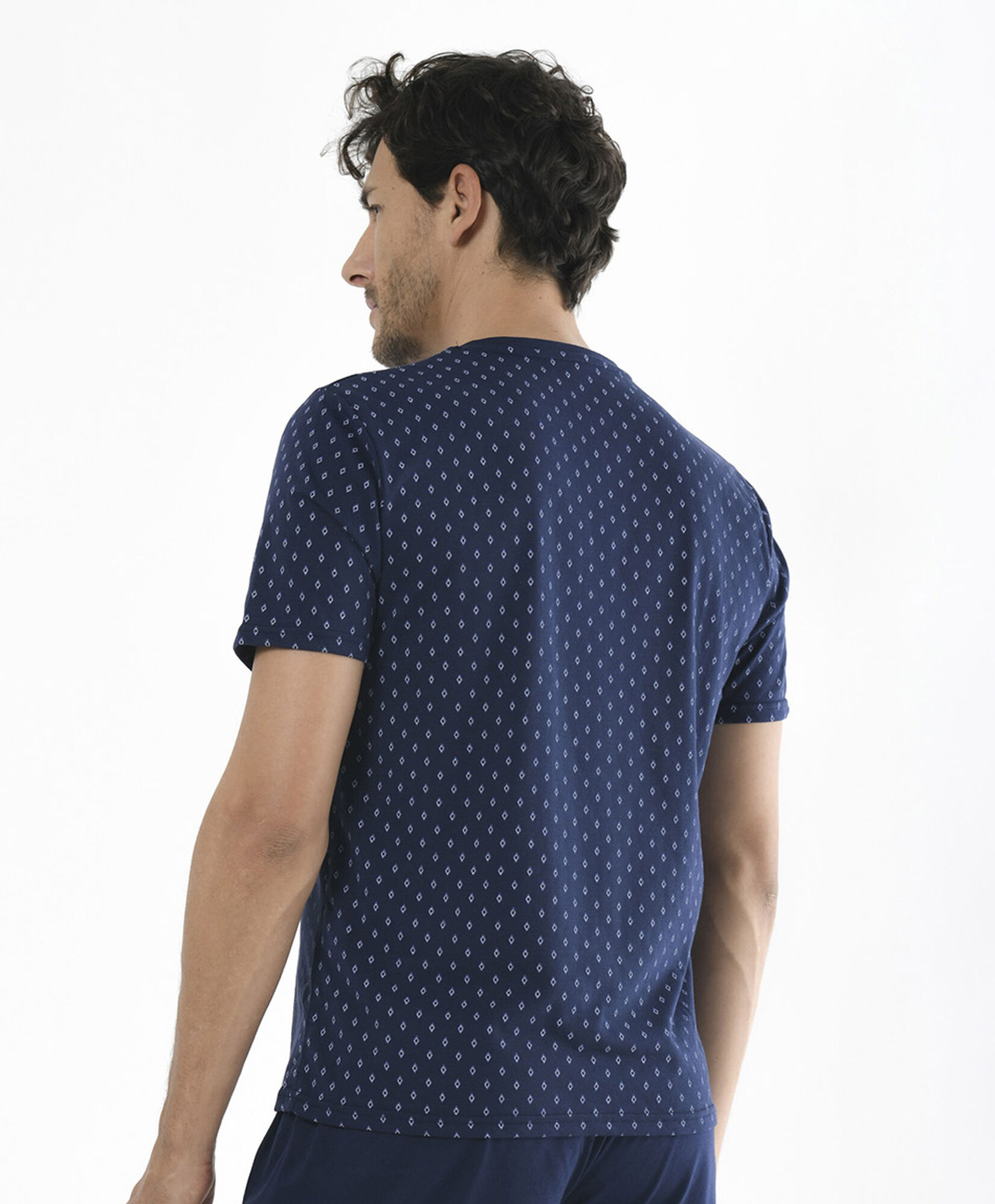 Pijama hombre mini rombos 2 piezas Pijama hombre mini rombos 2 piezas
