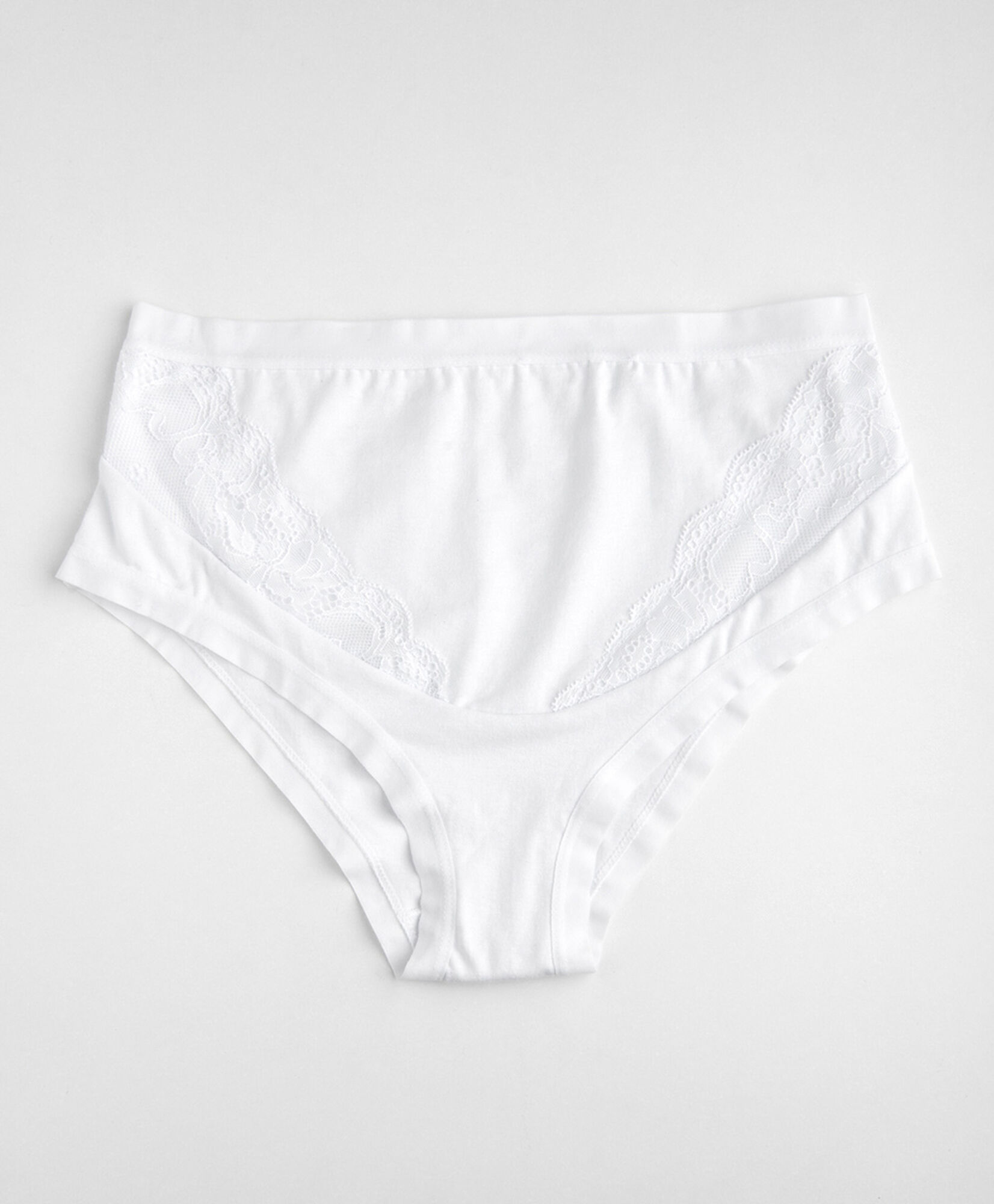 Calzón maternal blanco encajes Calzón maternal blanco encajes