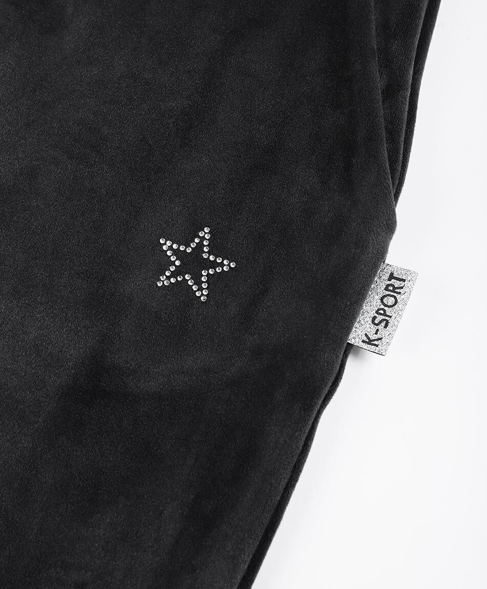 Pantal&oacute;n  deportivo mujer plush negro