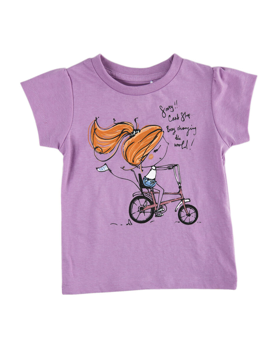 Polera bebé niña ciclista