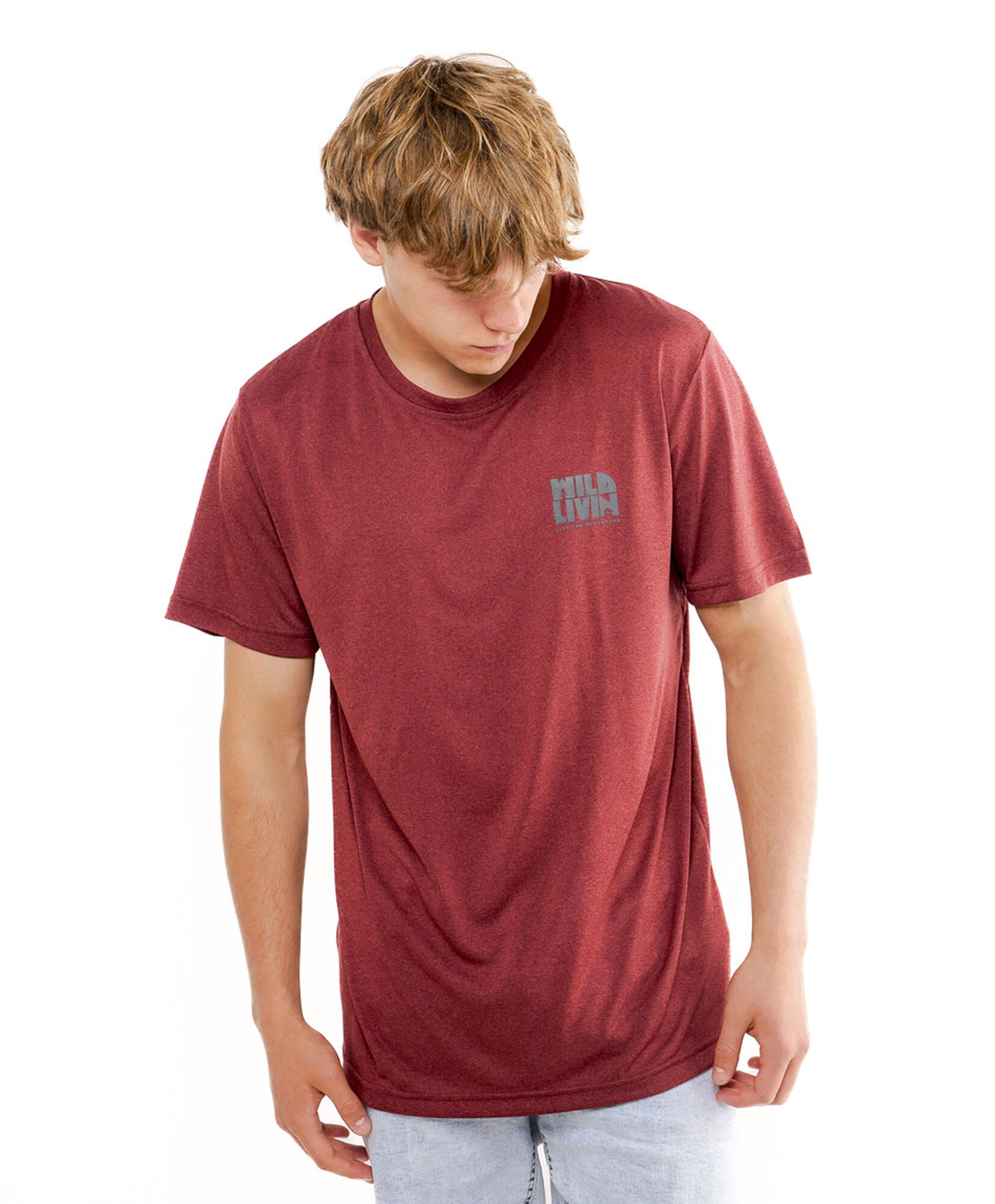 Polera hombre dry fit roja Polera hombre dry fit roja