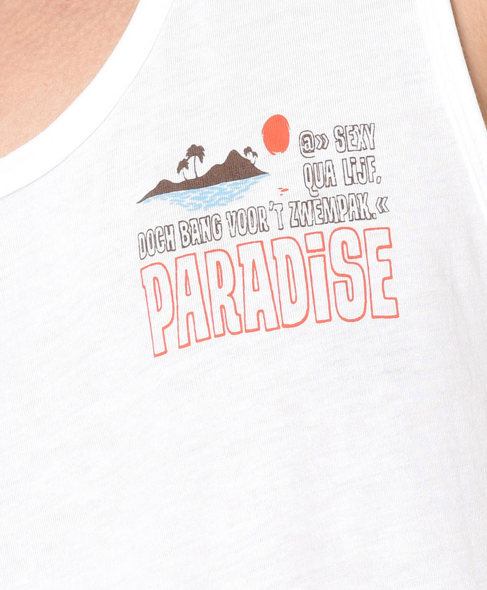 Polera hombre paradise sin mangas Polera hombre paradise sin mangas