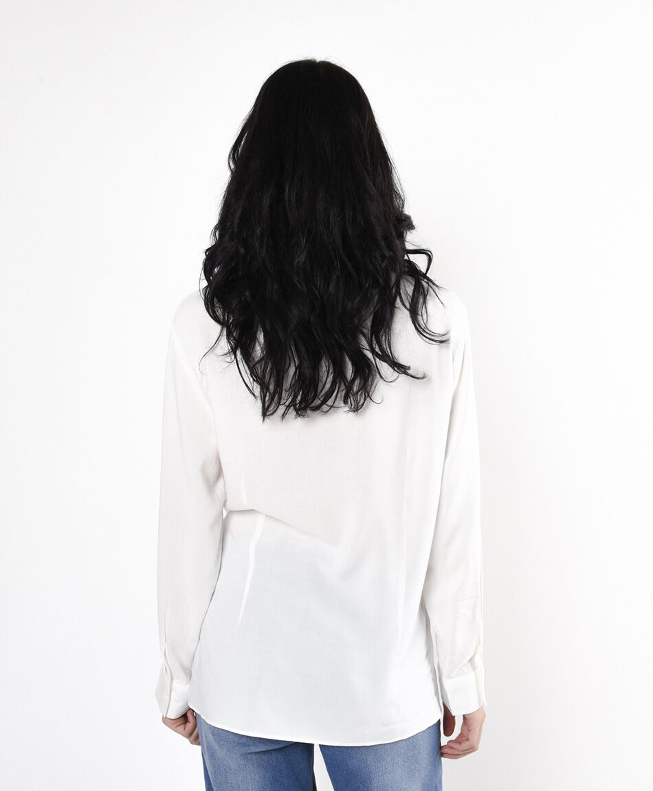 Blusa mujer cruzada nudo