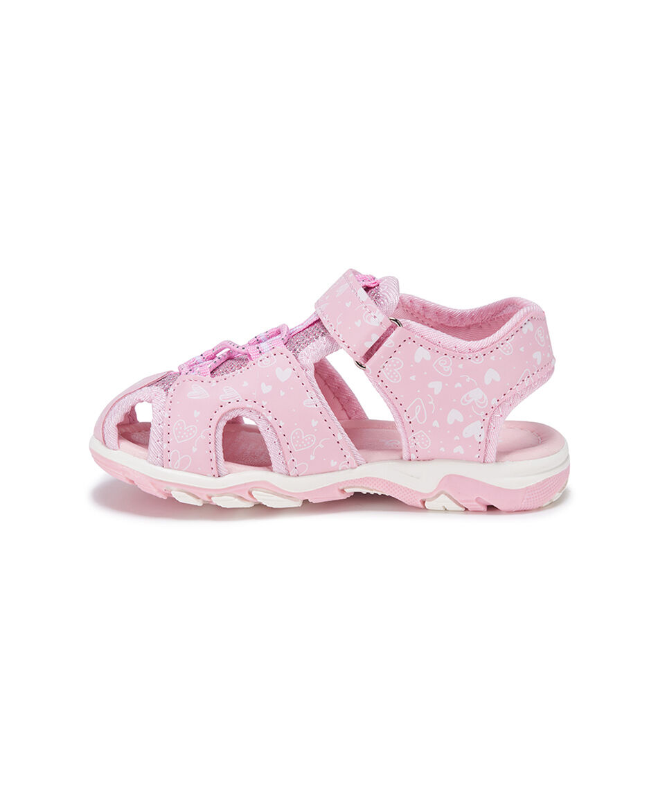Sandalia infantil (20 a 25) outdoor corazones