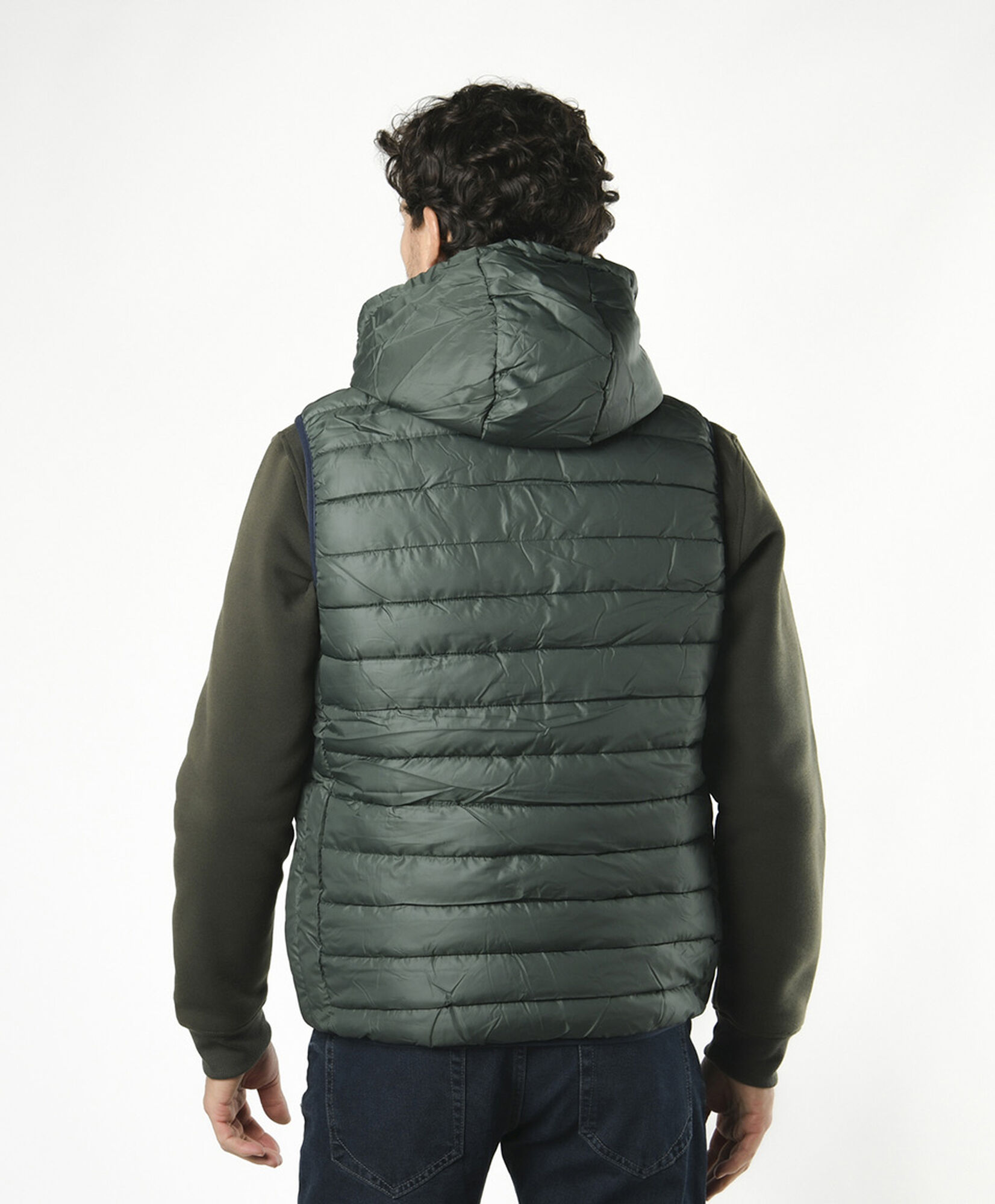 Parka hombre sin mangas acolchada Parka hombre sin mangas acolchada