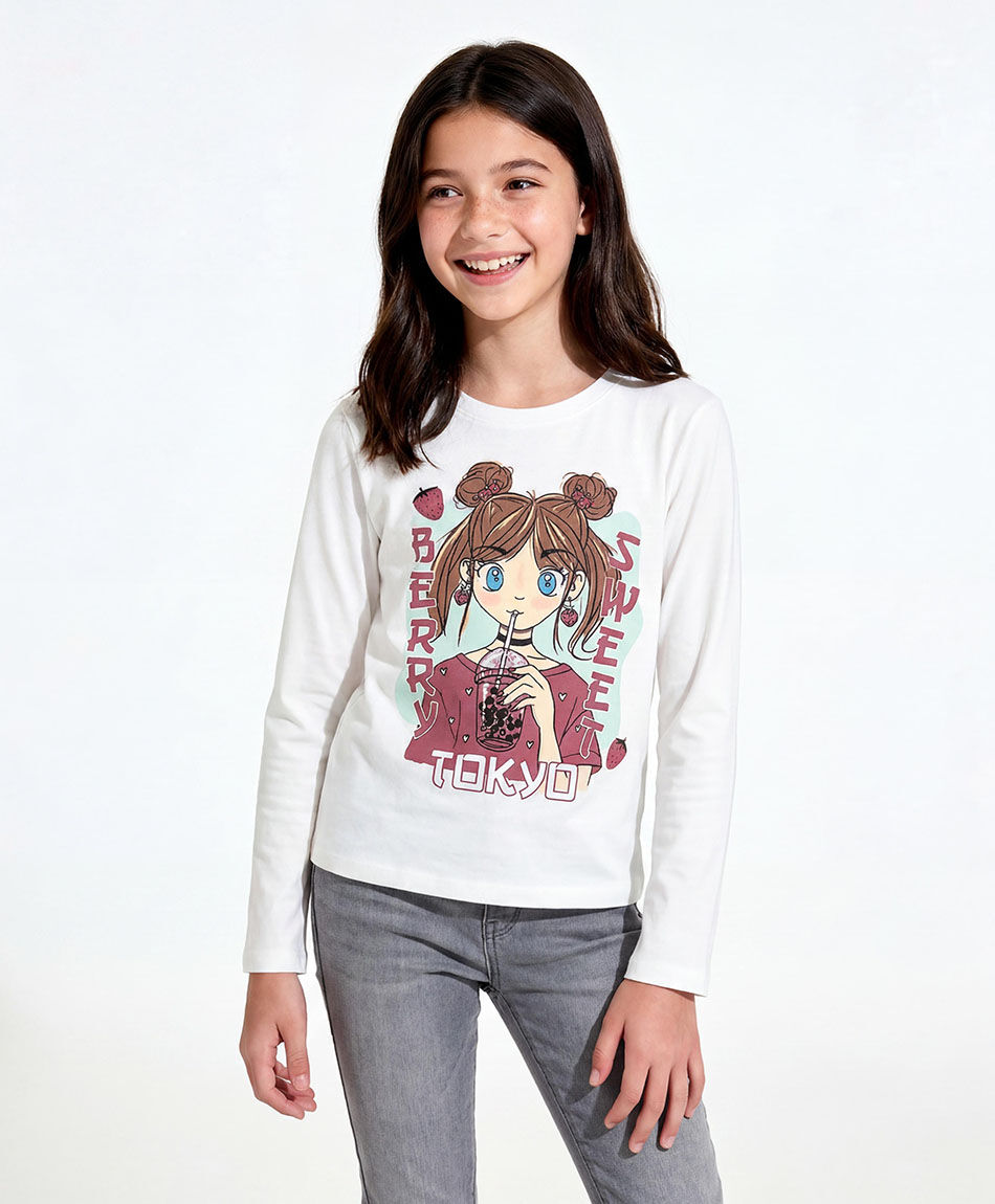 Polera ni&ntilde;a tokio time