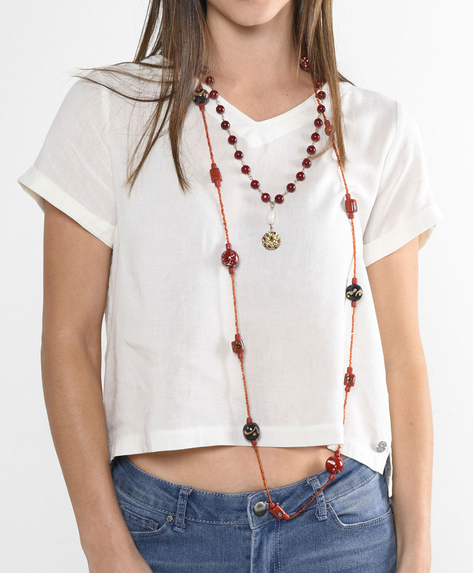Blusa manga corta Blusa manga corta