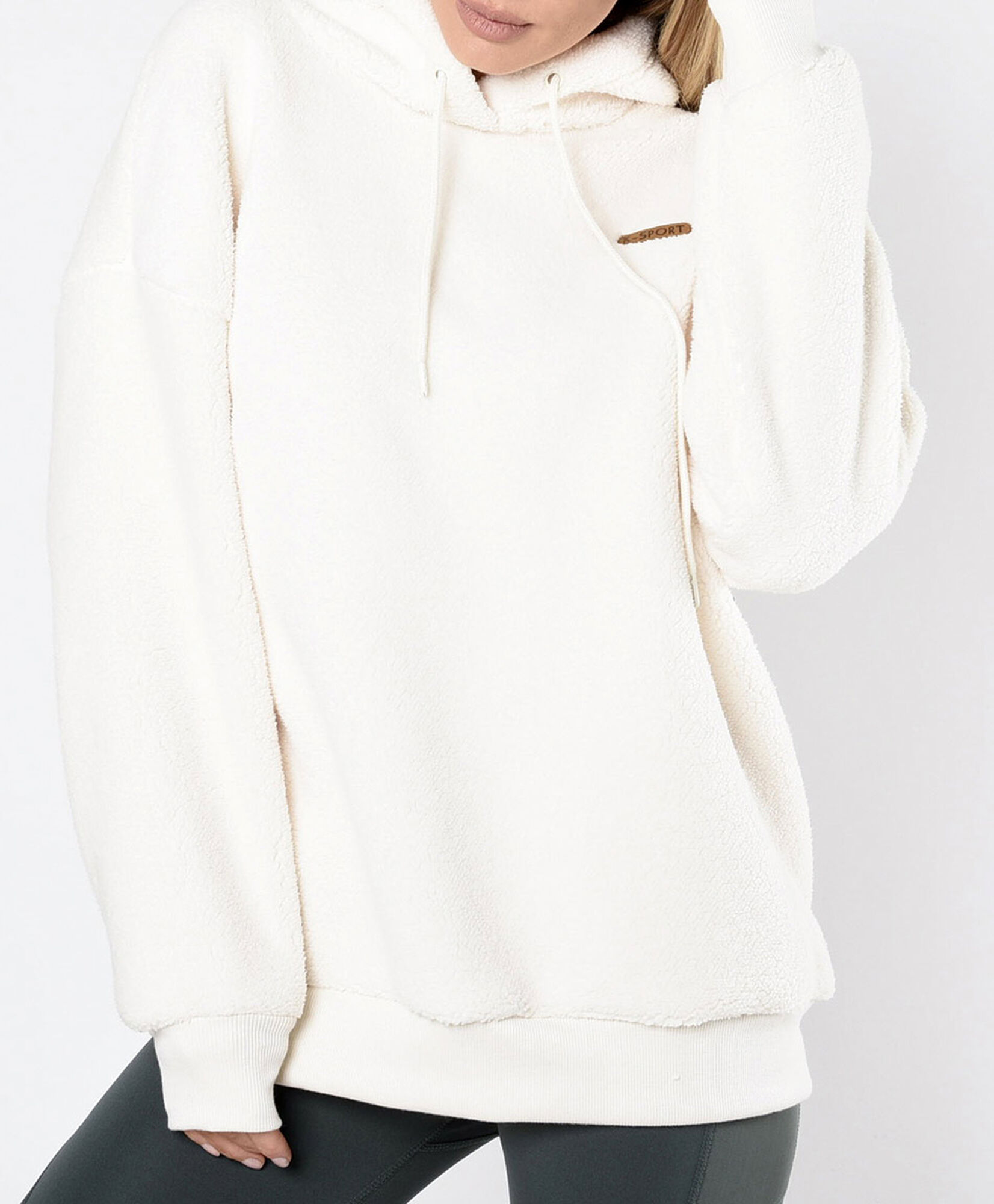 Polar deportivo mujer pelitos oversize Polar deportivo mujer pelitos oversize