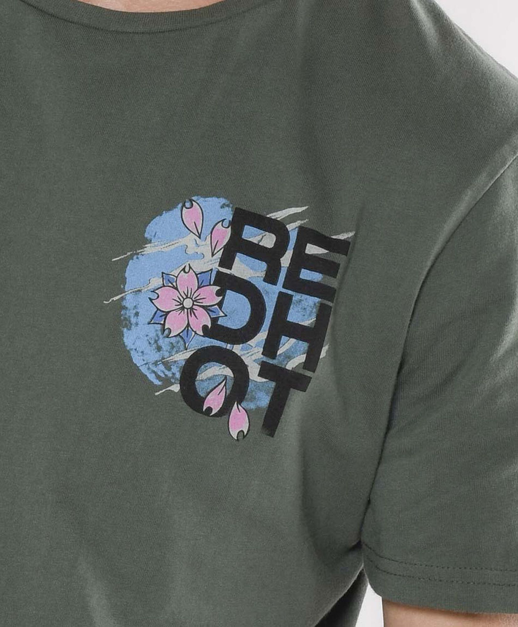 Polera hombre doble estampado Polera hombre doble estampado