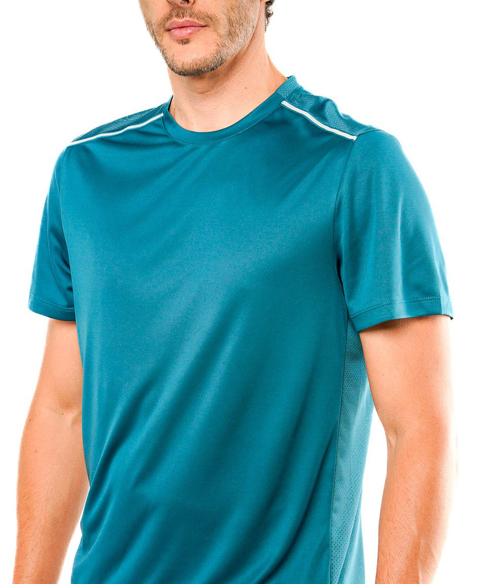 Polera deportiva hombre doble línea Polera deportiva hombre doble línea