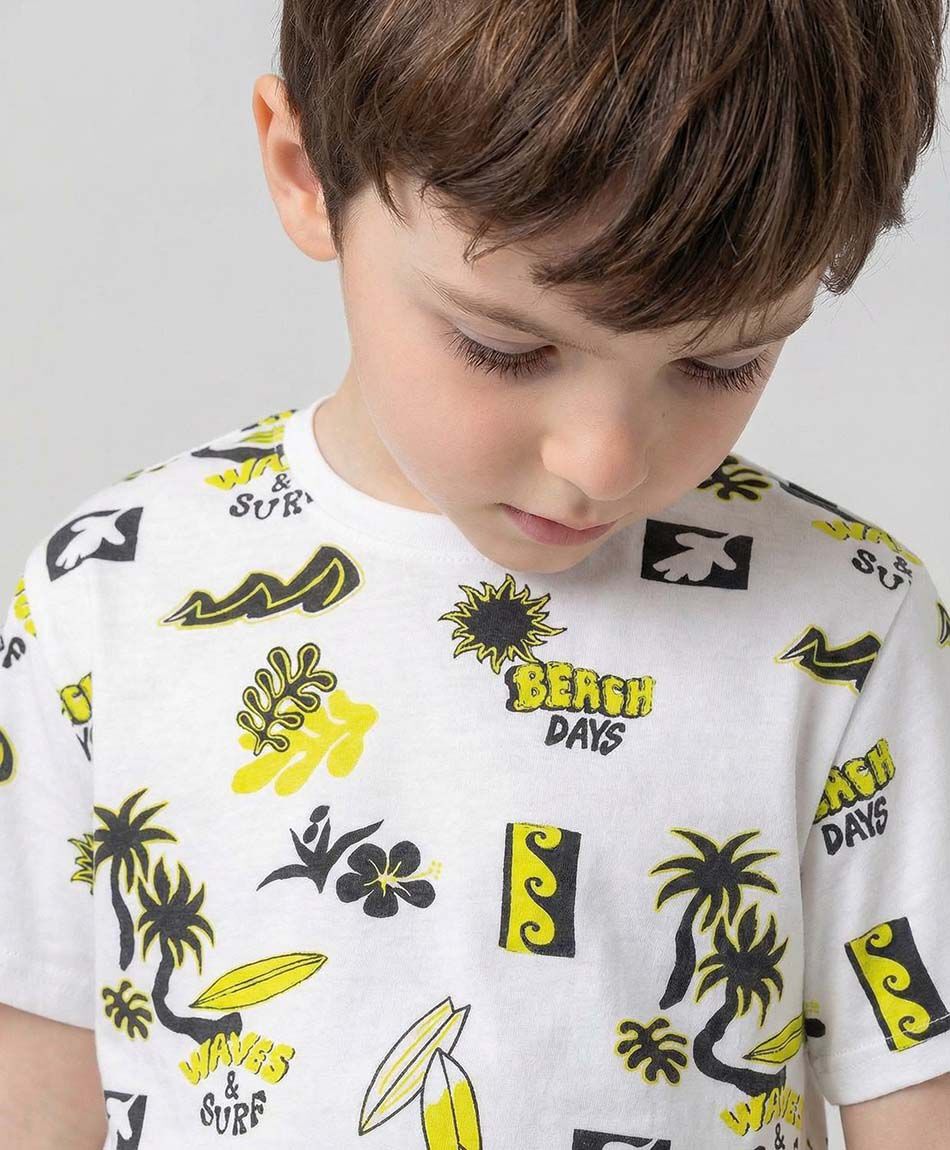 Polera ni&ntilde;o mix playa