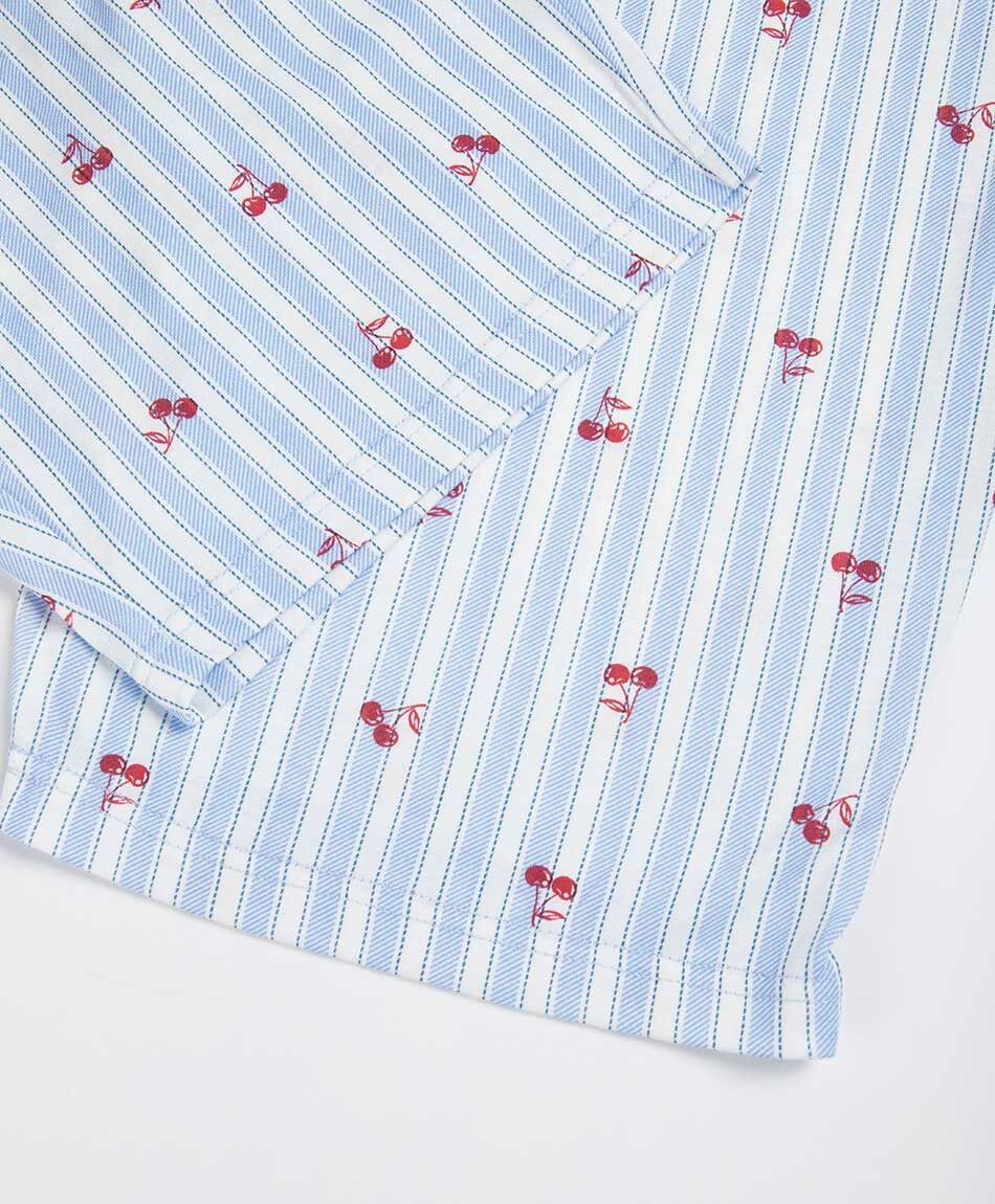 Pijama mujer capri rayas