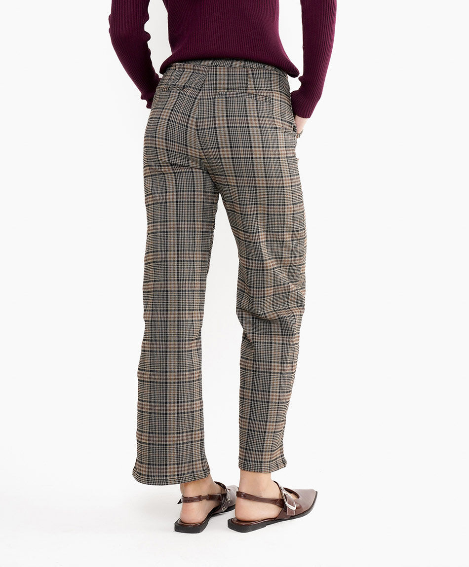 Pantal&oacute;n mujer escoc&eacute;s wide