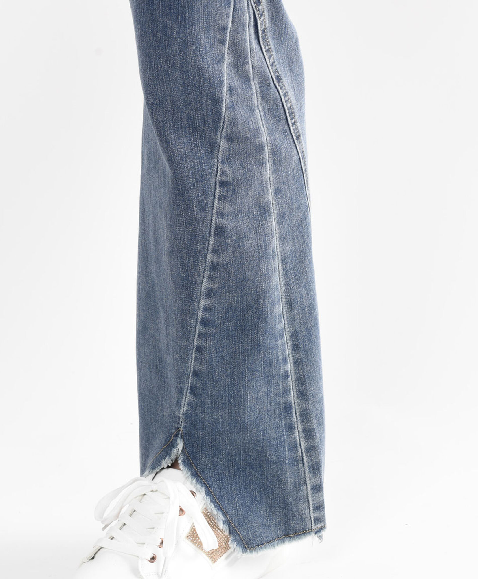 Jeans mujer desflecado flare Jeans mujer desflecado flare