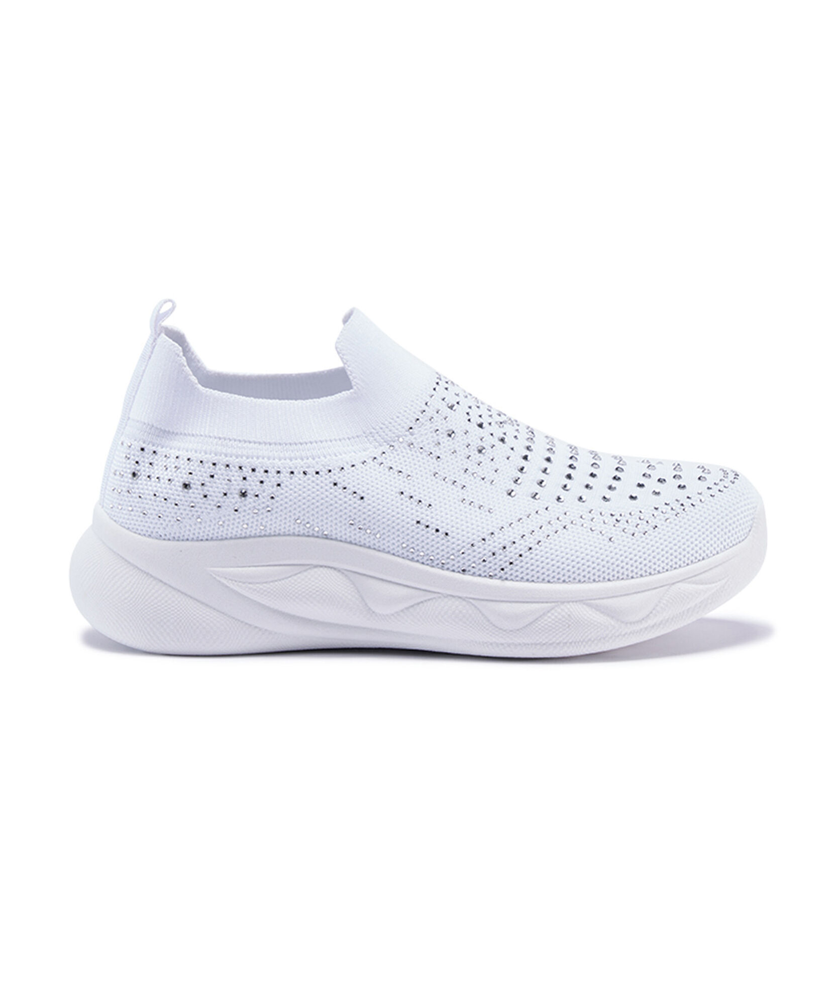 Zapatilla mujer slip on brillos blanca Zapatilla mujer slip on brillos blanca