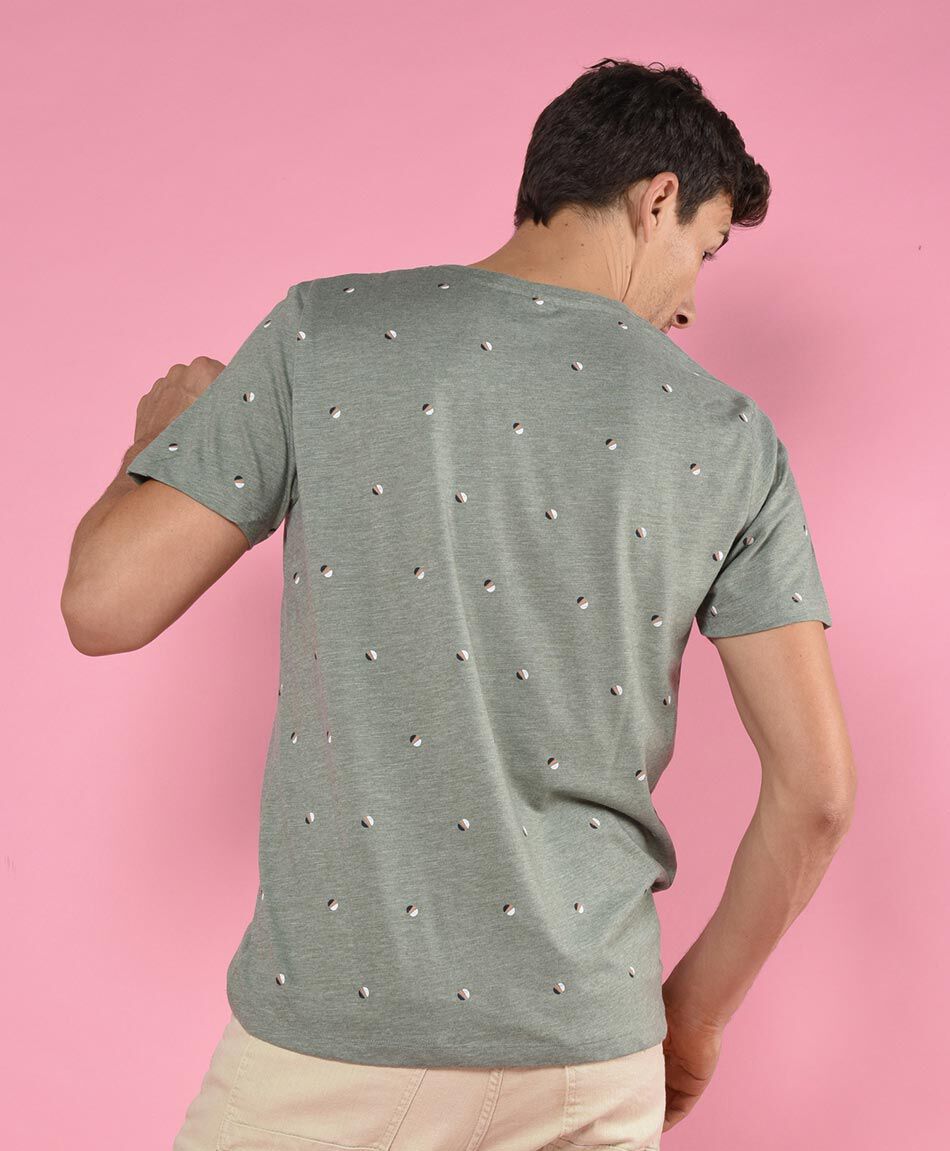 Polera manga corta cuello redondo