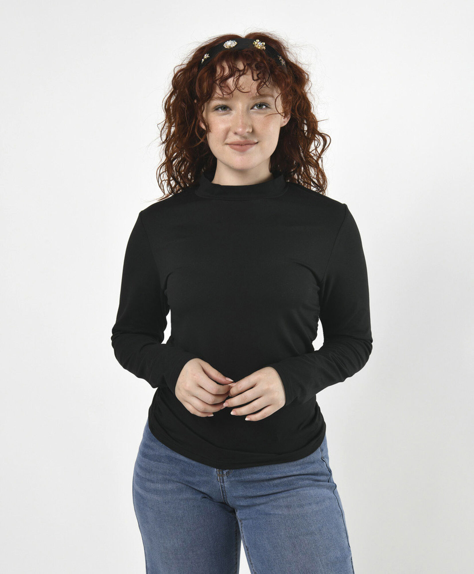 Polera mujer recogida lateral Polera mujer recogida lateral