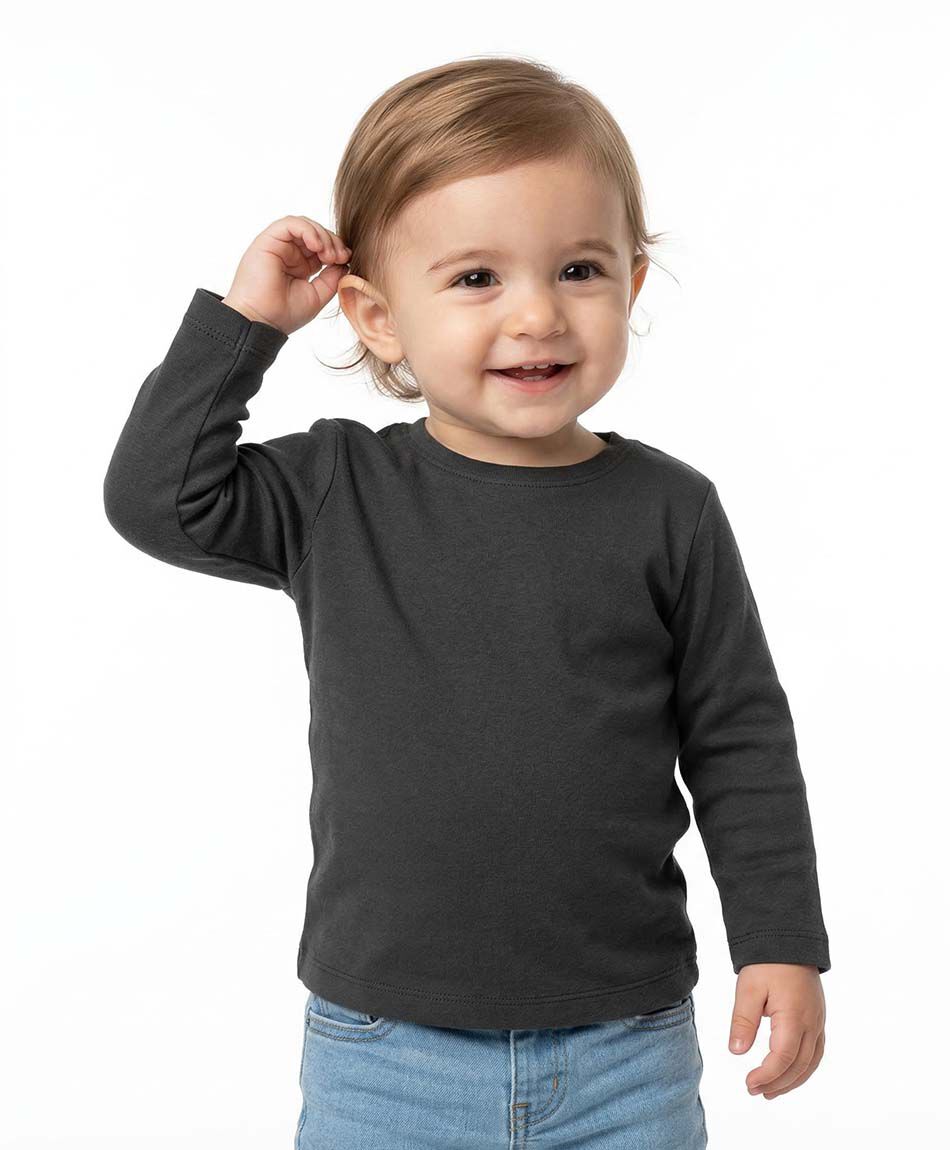 Polera beb&eacute; b&aacute;sica manga larga