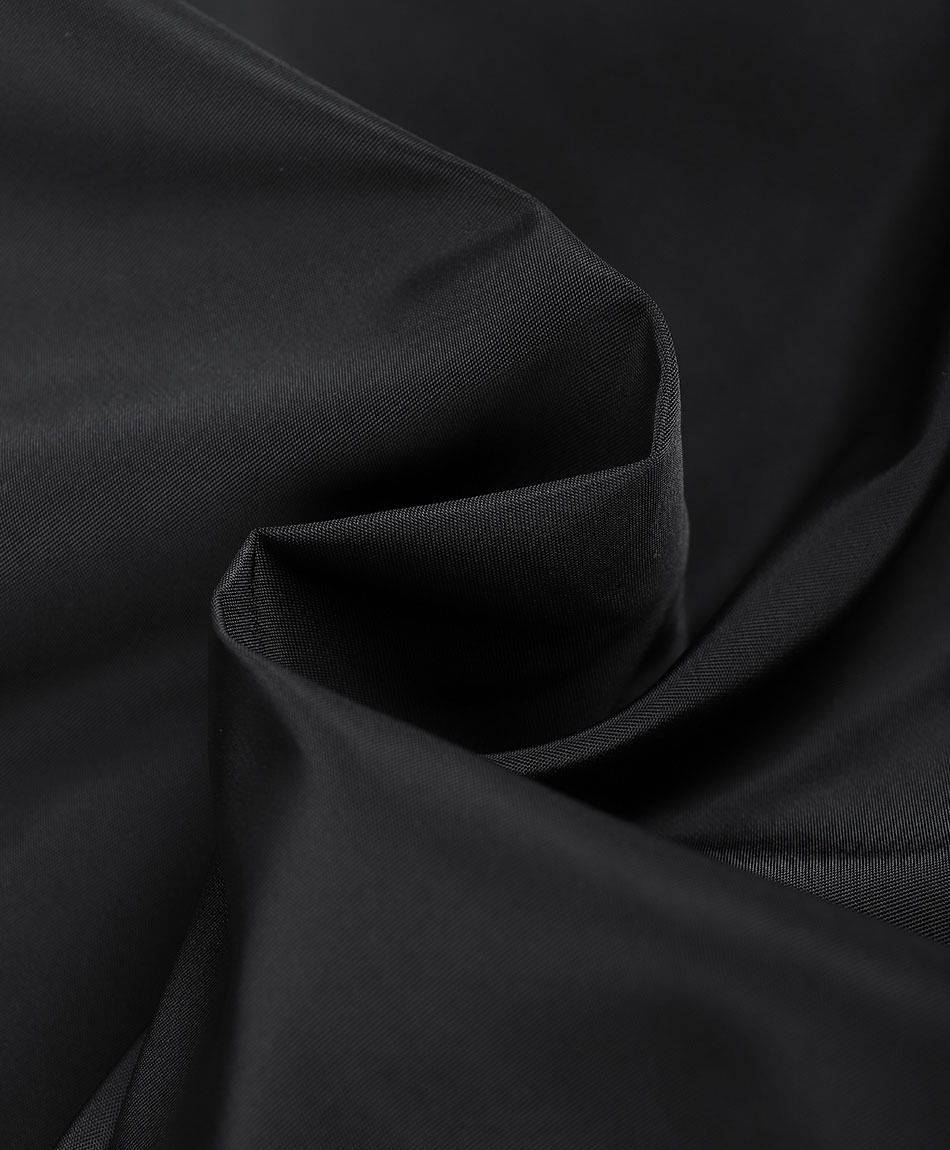 Parka hombre negra lisa