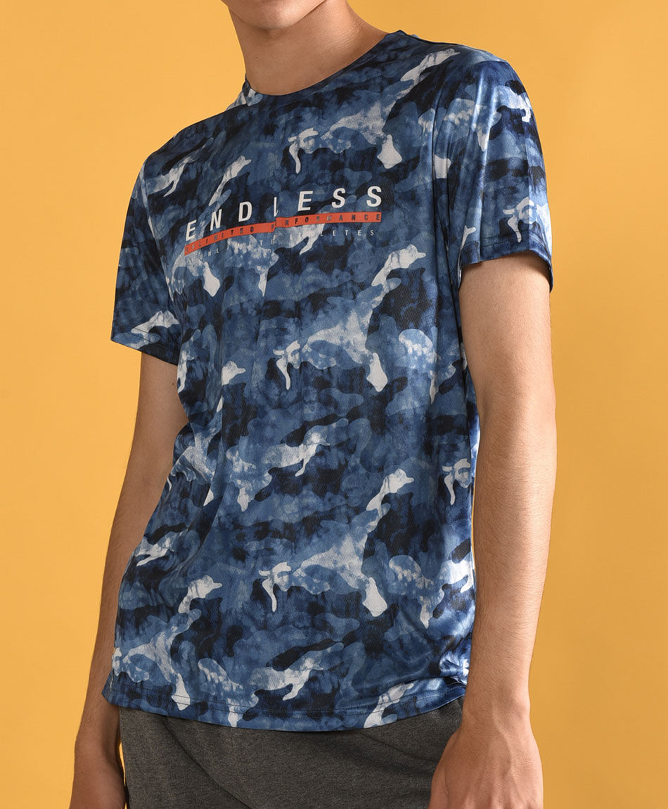 Polera manga corta cuello redondo