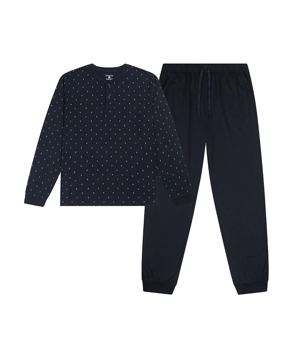 Pijama hombre puntos colores
