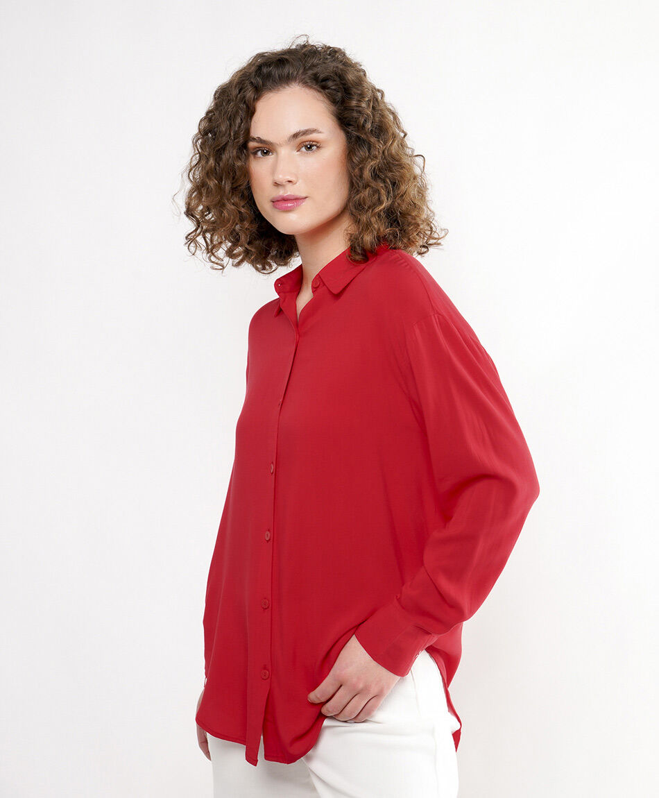 Blusa mujer espalda botones