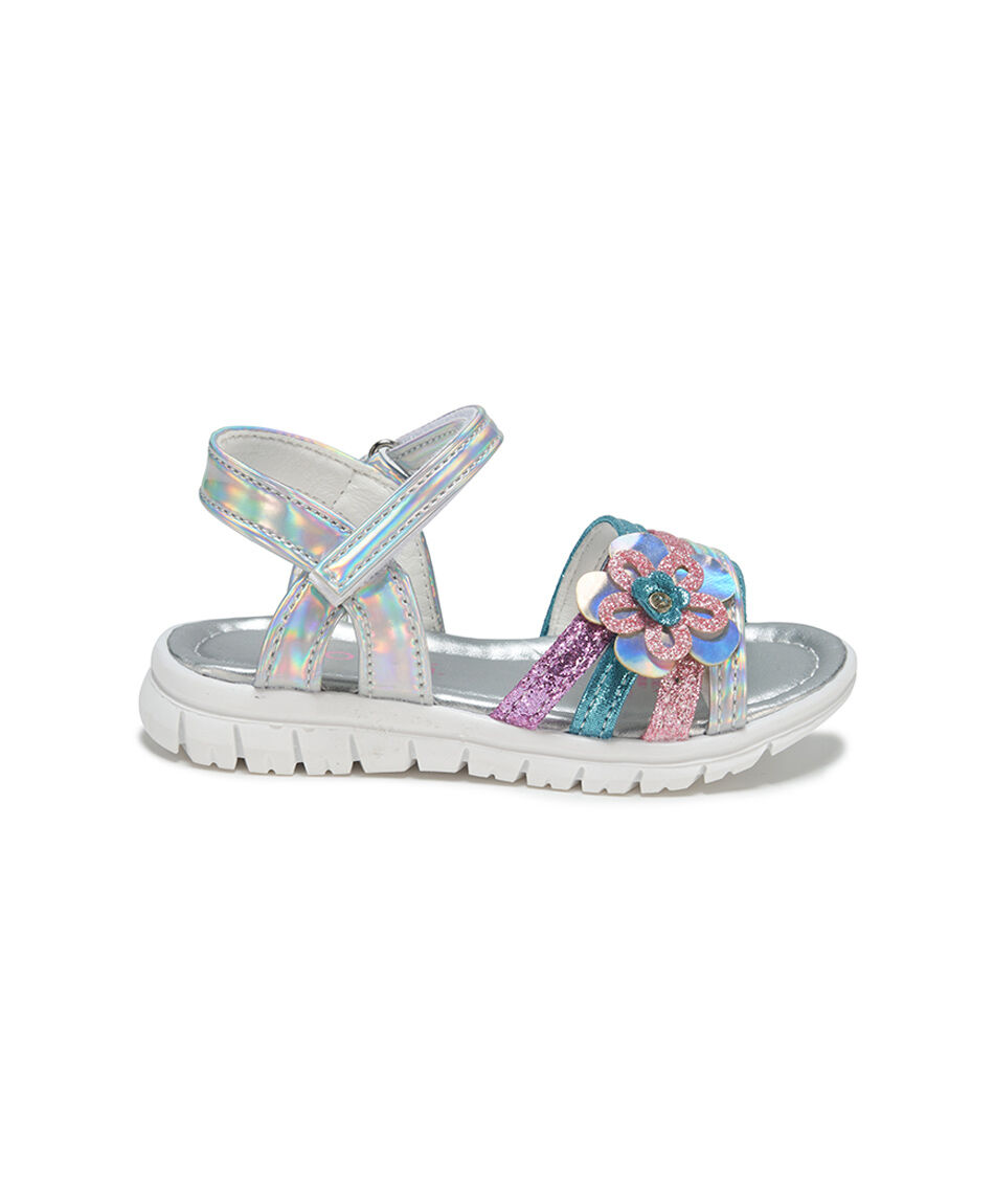 Sandalia infantil (24 a 29) metalic