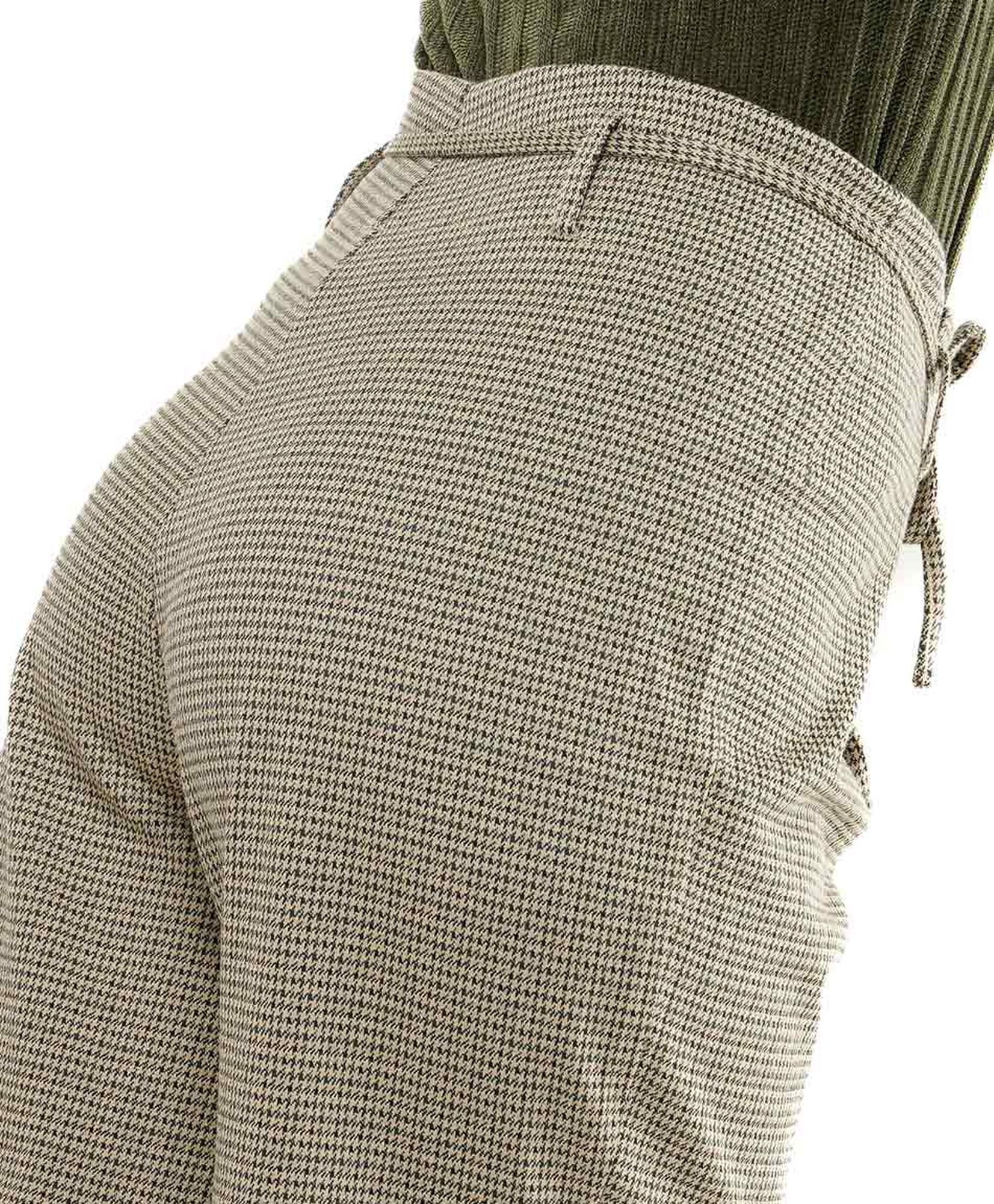 Pantalón mujer pied de poule lazo Pantalón mujer pied de poule lazo