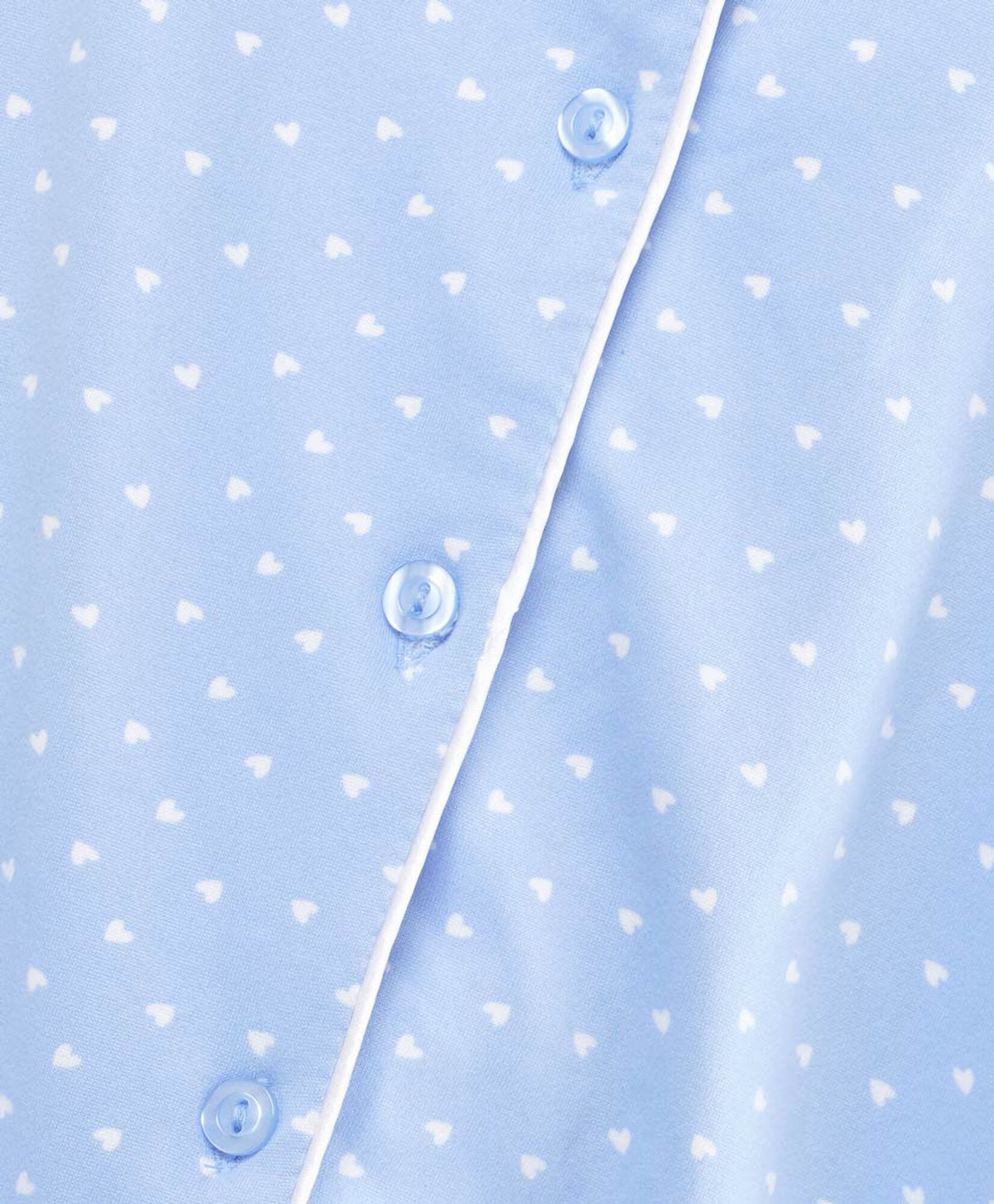 Pijama mujer camisero corazones Pijama mujer camisero corazones