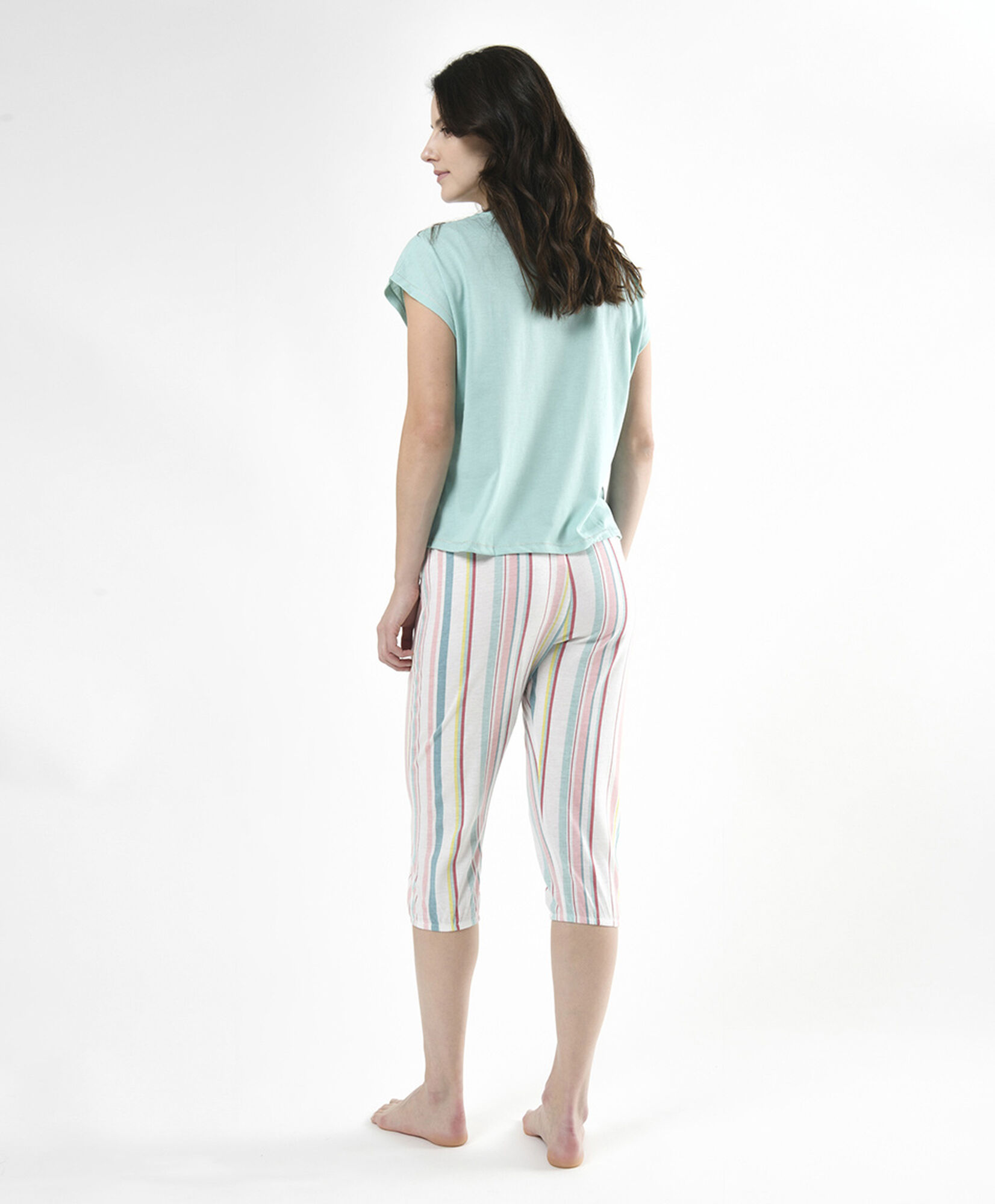 Pijama mujer líneas 2 piezas Pijama mujer líneas 2 piezas