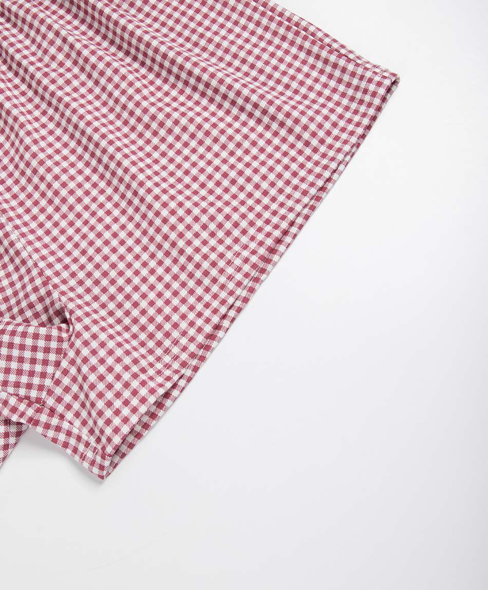 Pijama mujer short gato perro cuadritos