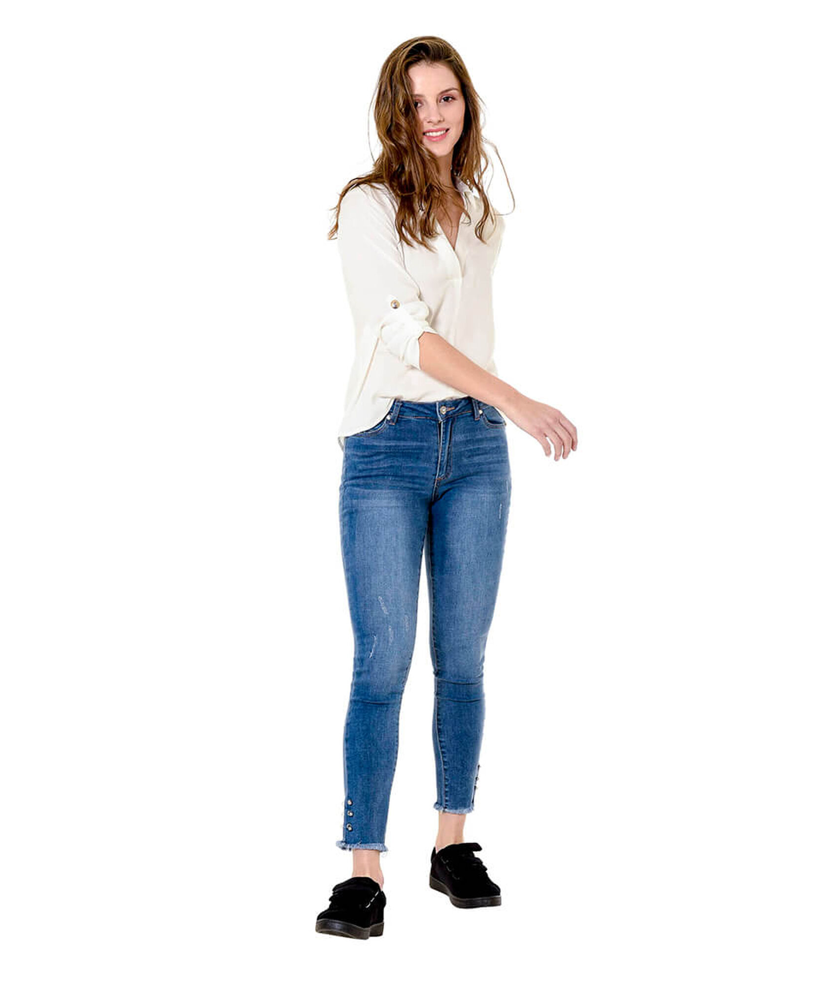 Jeans detalle perlas Jeans detalle perlas