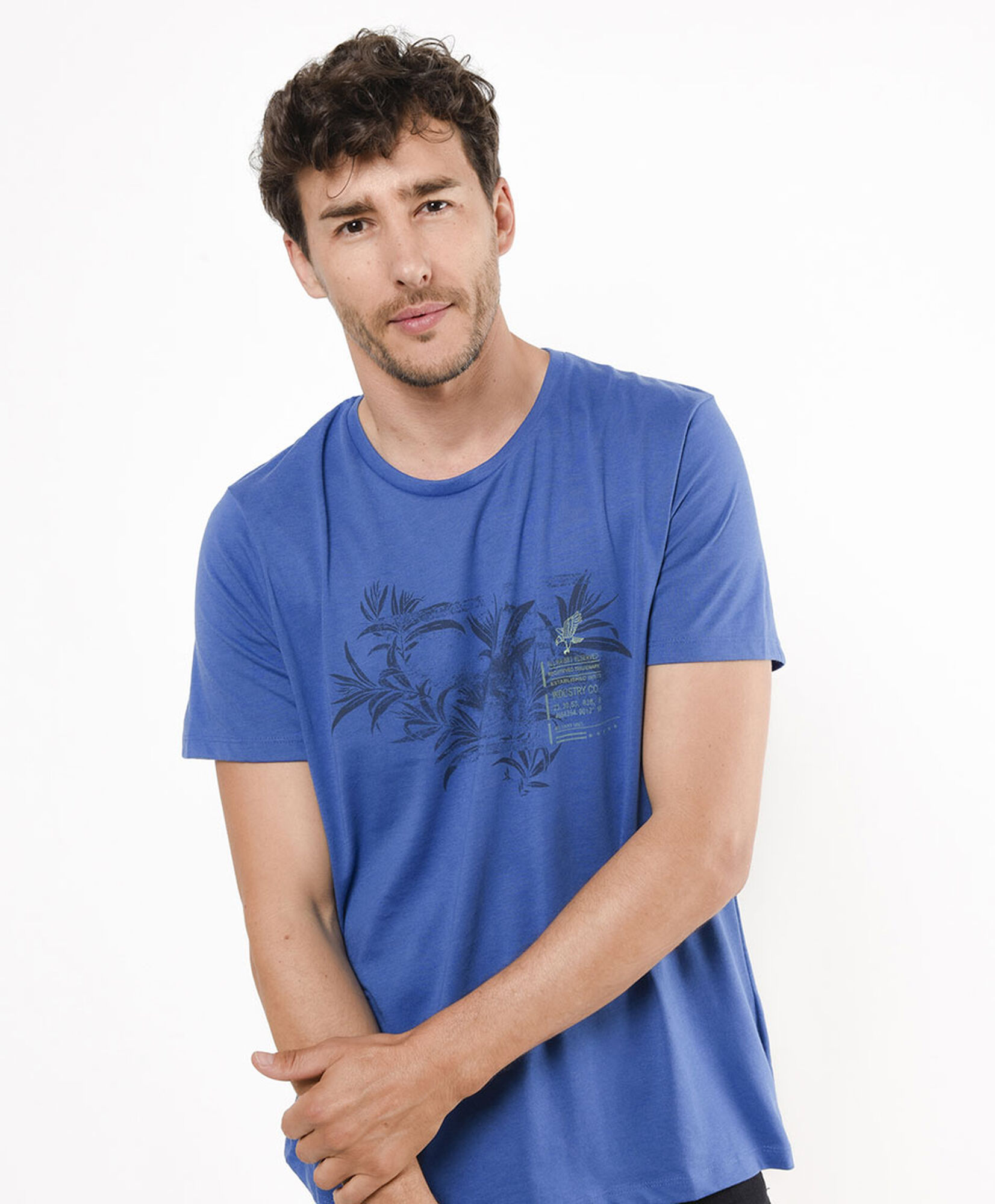 Polera hombre hojas Polera hombre hojas