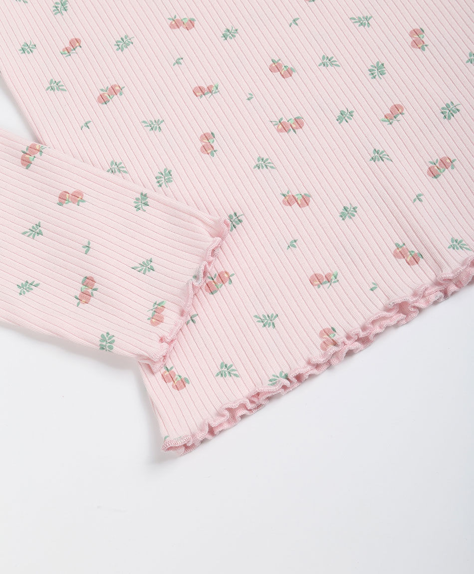 Polera ni&ntilde;a cereza pink