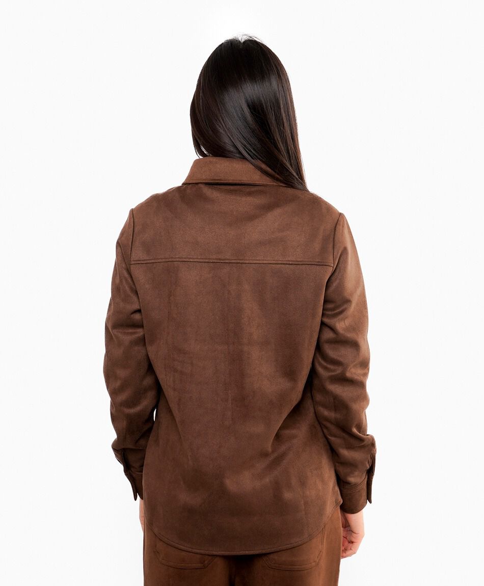 Chaqueta mujer oto&ntilde;al color tierra