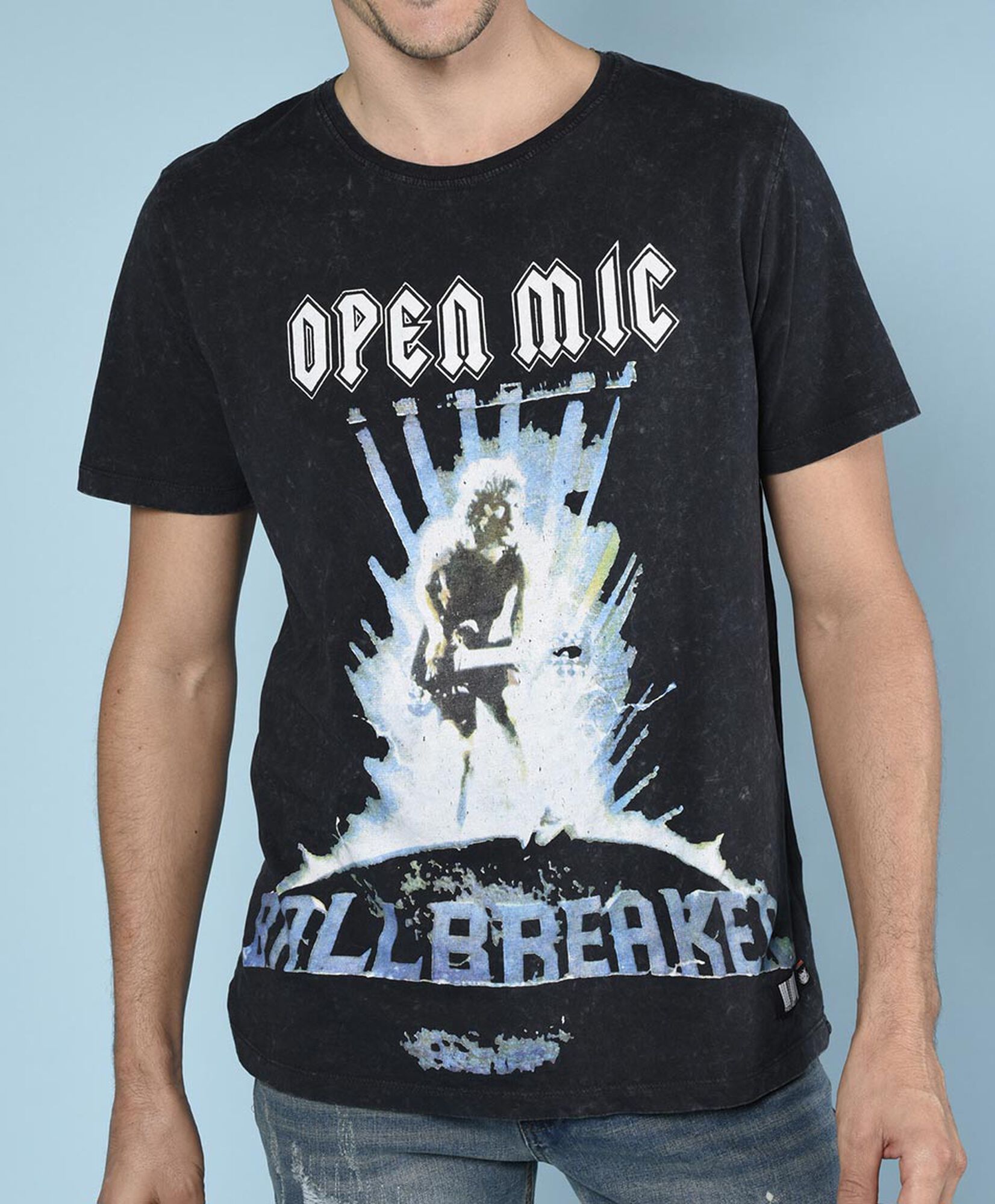 Polera hombre estampado rock Polera hombre estampado rock