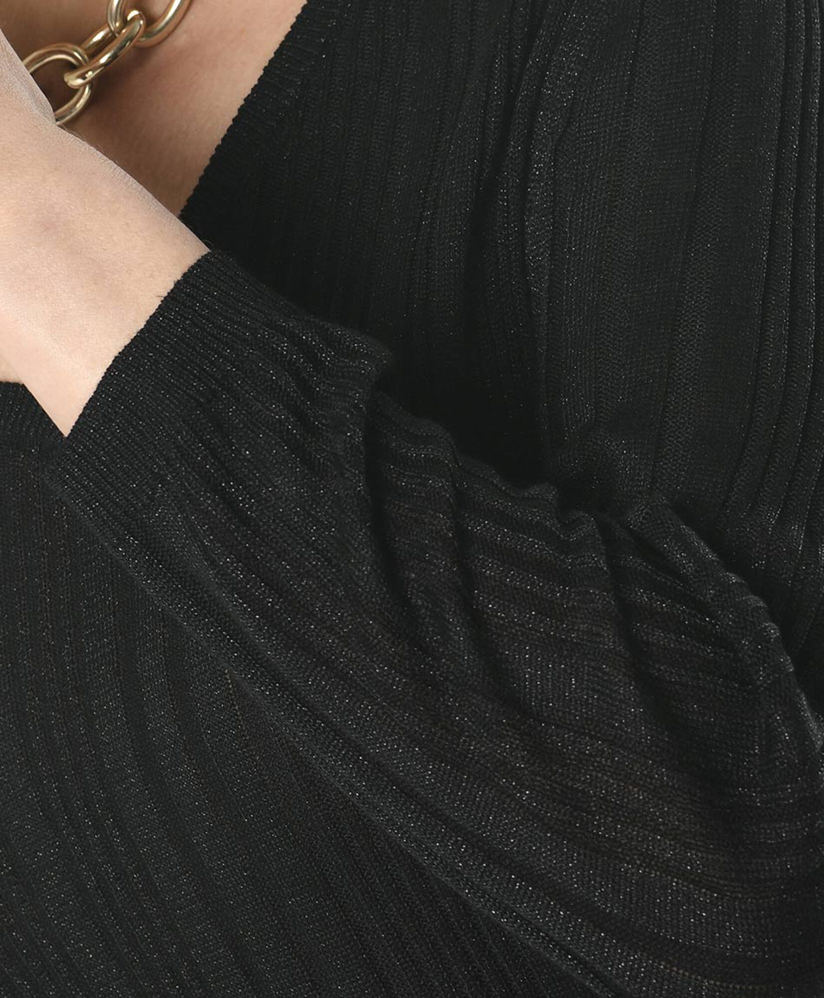 Sweater mujer acanalado brillos Sweater mujer acanalado brillos