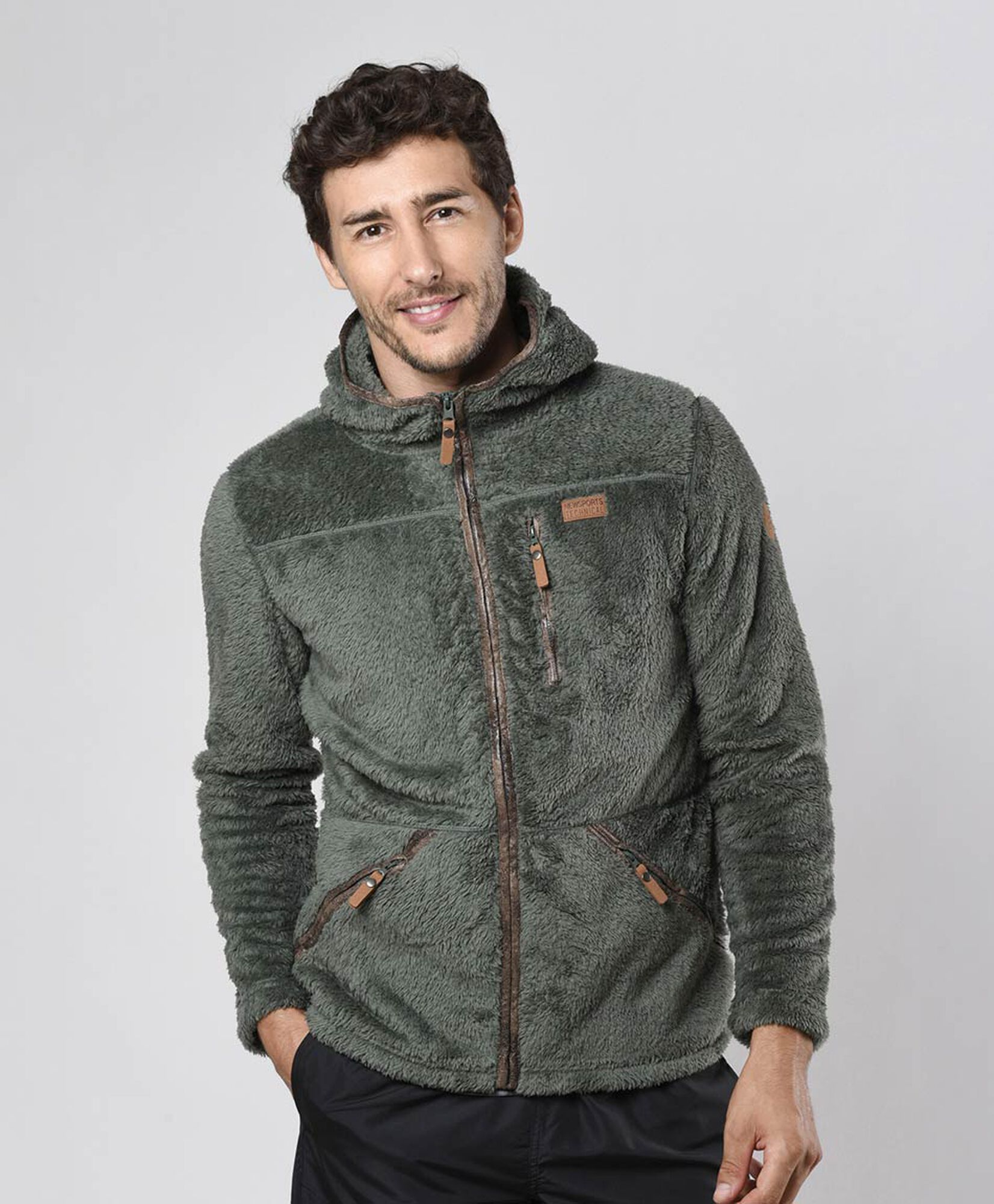 Polar deportivo hombre plush bolsillos Polar deportivo hombre plush bolsillos