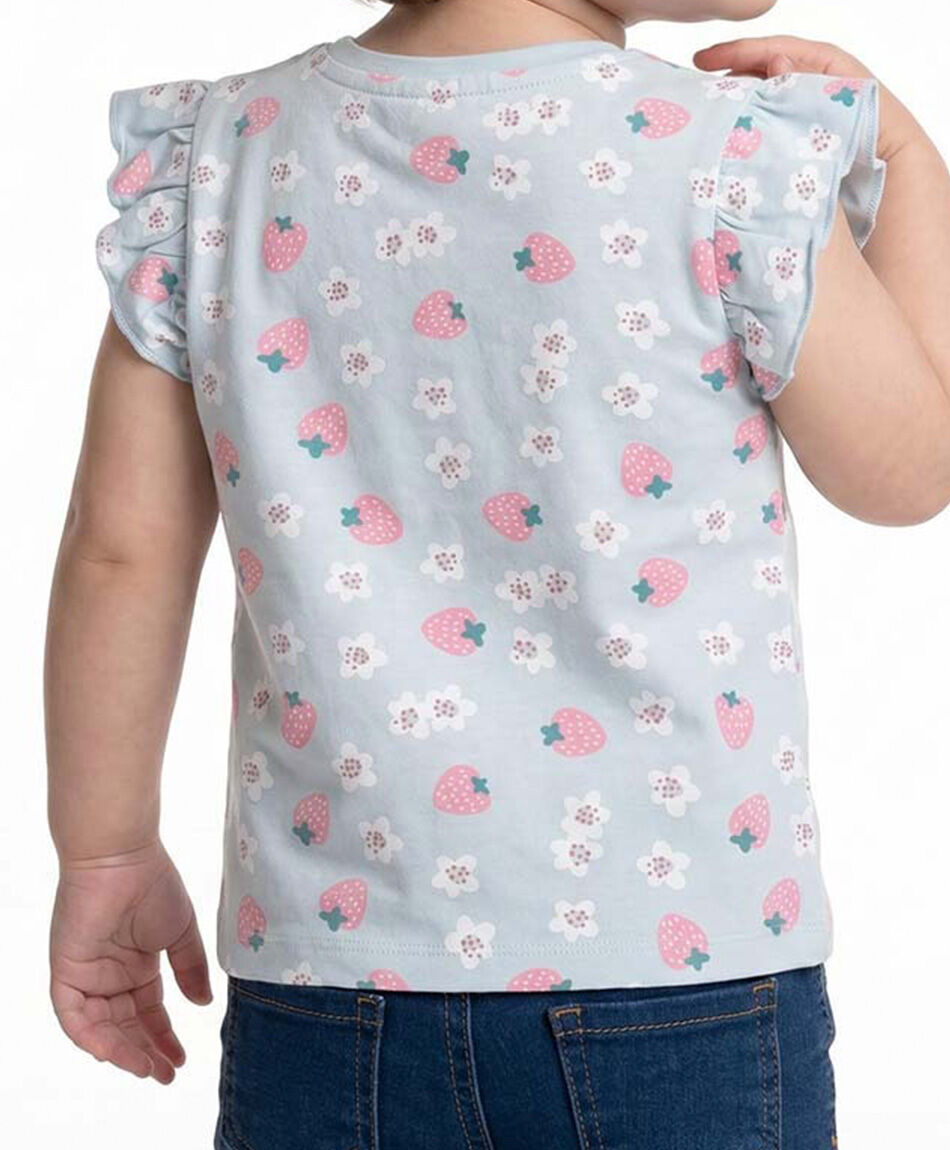 Polera beb&eacute; frutillas