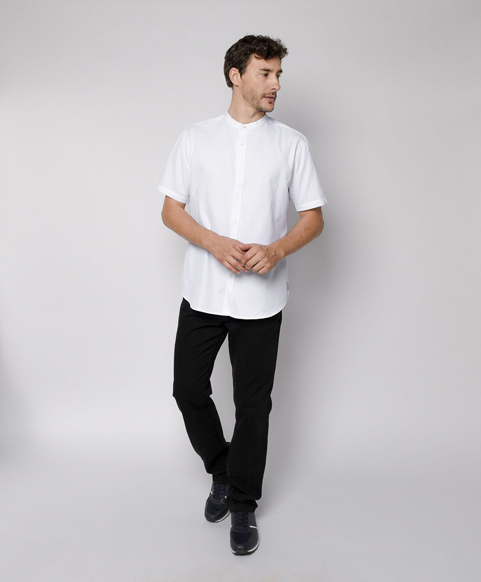 Camisa hombre cuello mao Camisa hombre cuello mao
