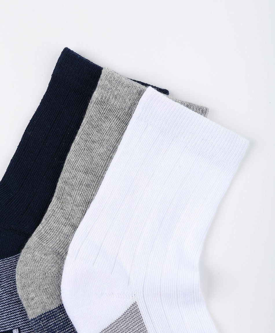 Pack 3 calcetines escolar tricolor
