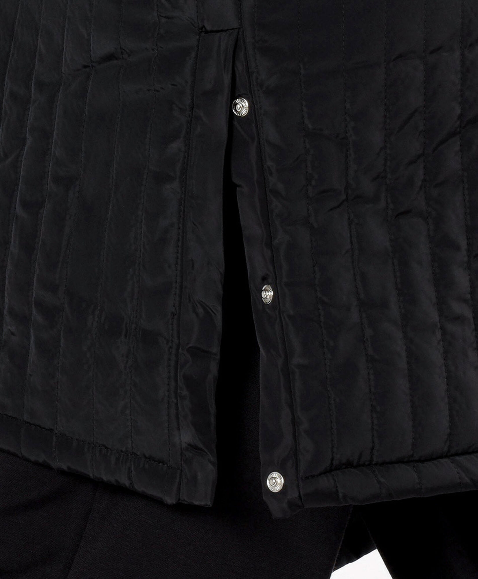 Parka mujer mix tejidos larga Parka mujer mix tejidos larga
