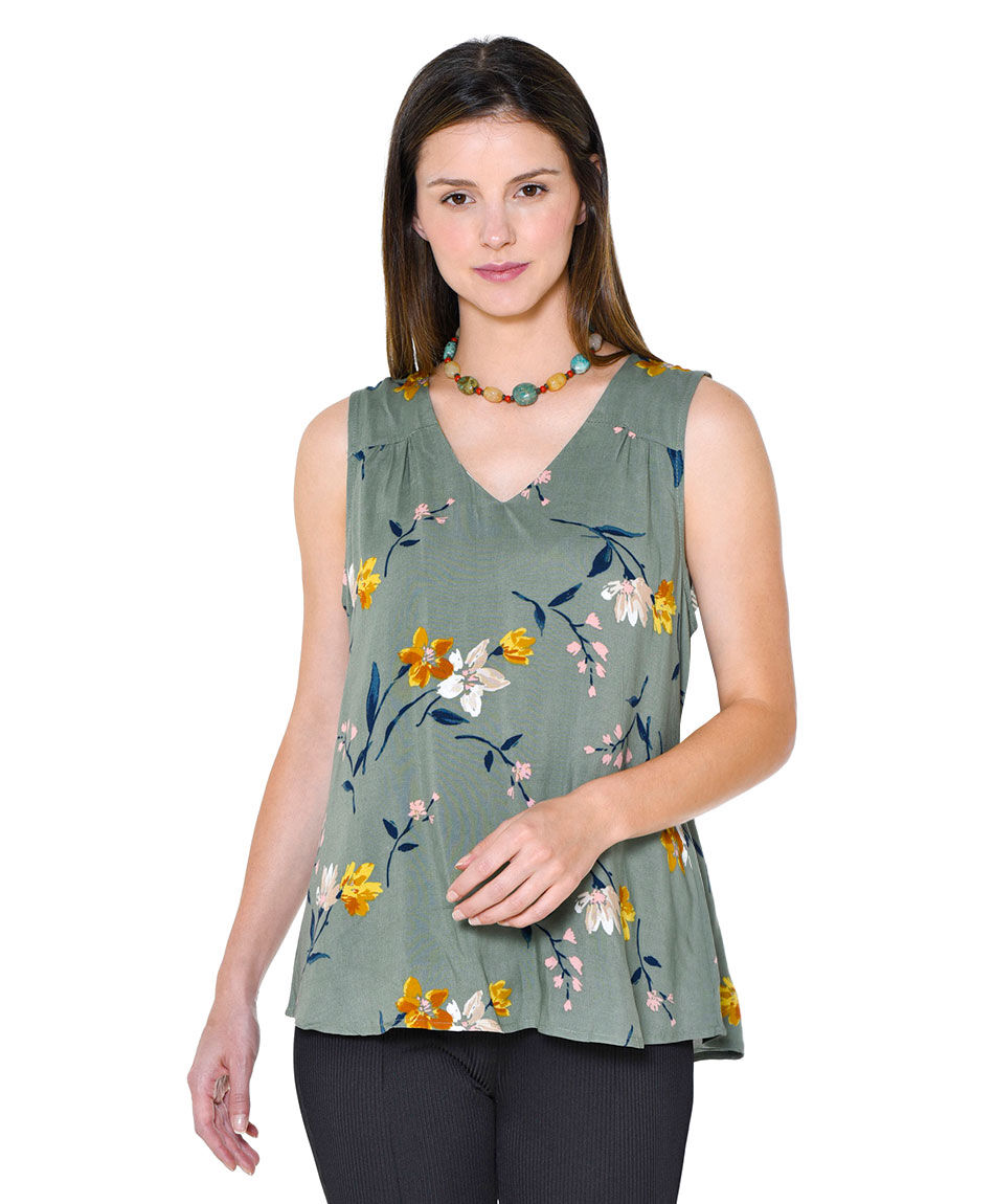 Blusa flores