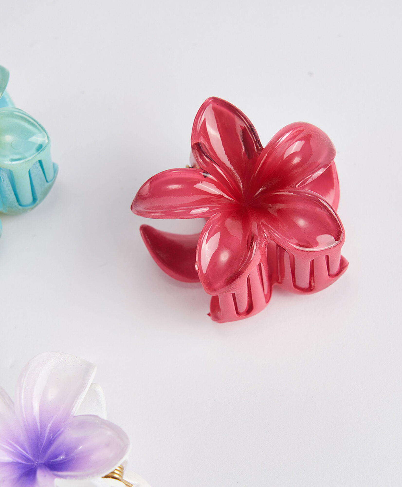 Set 3 trabas mujer mini flores Set 3 trabas mujer mini flores