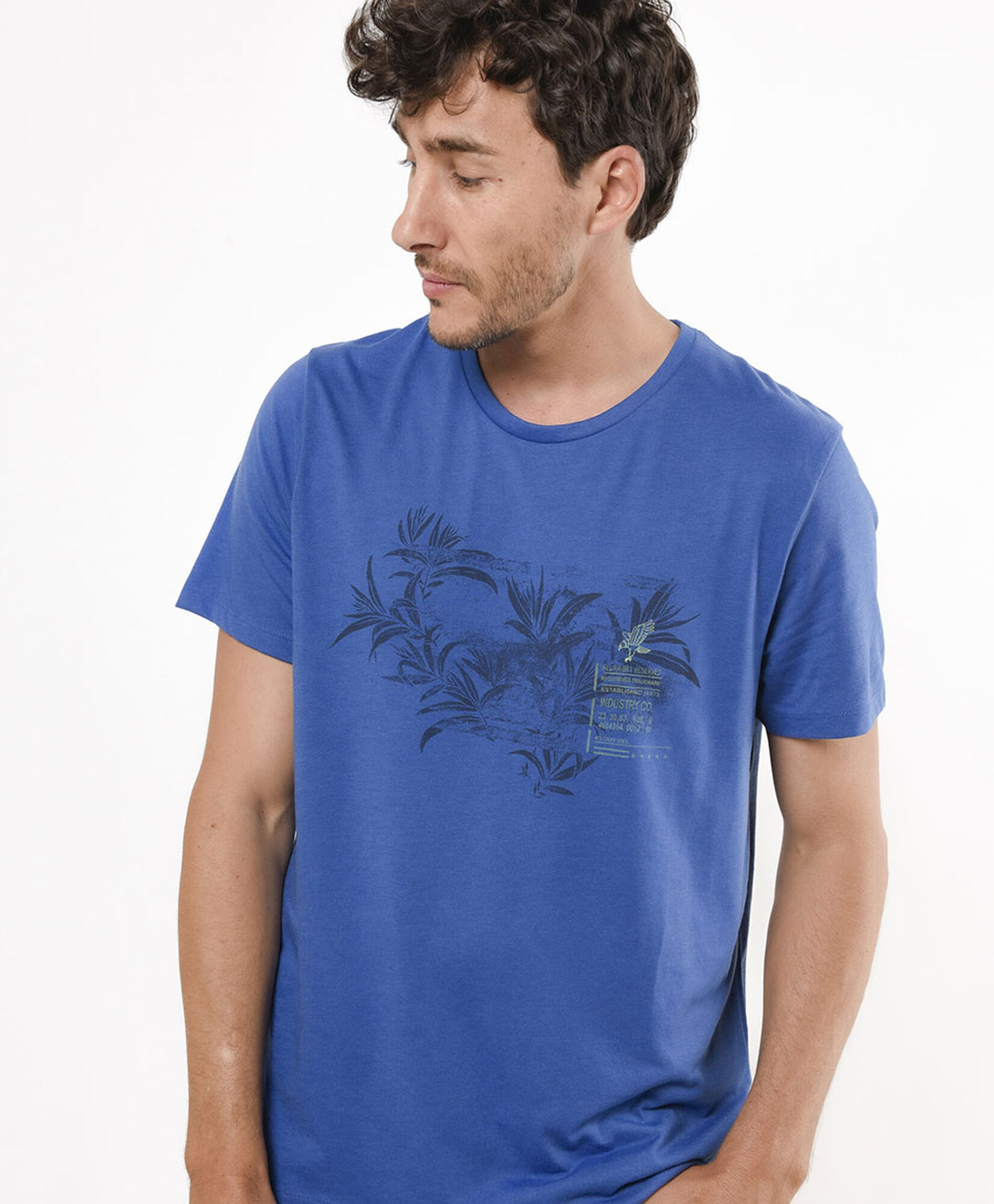 Polera hombre hojas Polera hombre hojas
